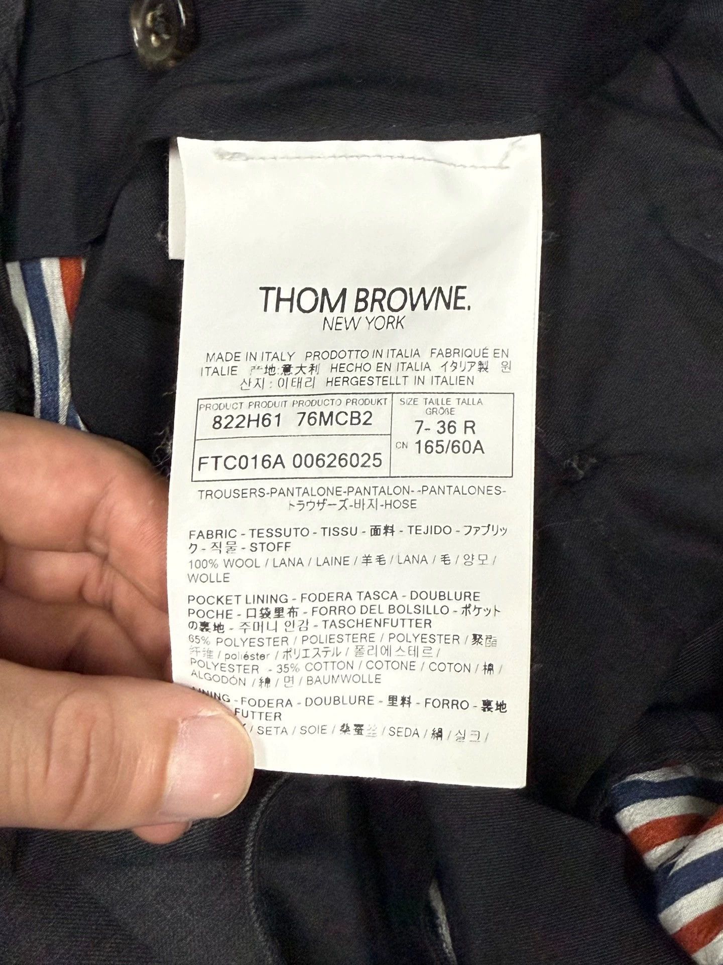 Thom Browne Thom Browne Classic Deep Gray Wool Trousers Size 25" / US 0 / IT 36 - 5 Thumbnail