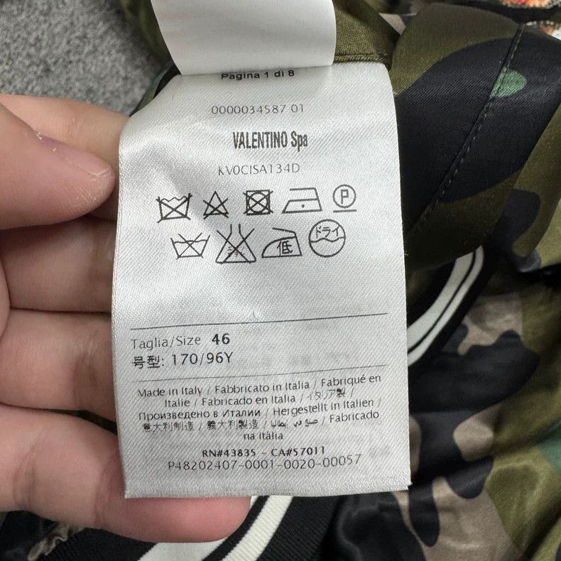 Valentino Valentino Embroidered butterfly camouflage jacket Size M / US 6-8 / IT 42-44 - 3 Thumbnail