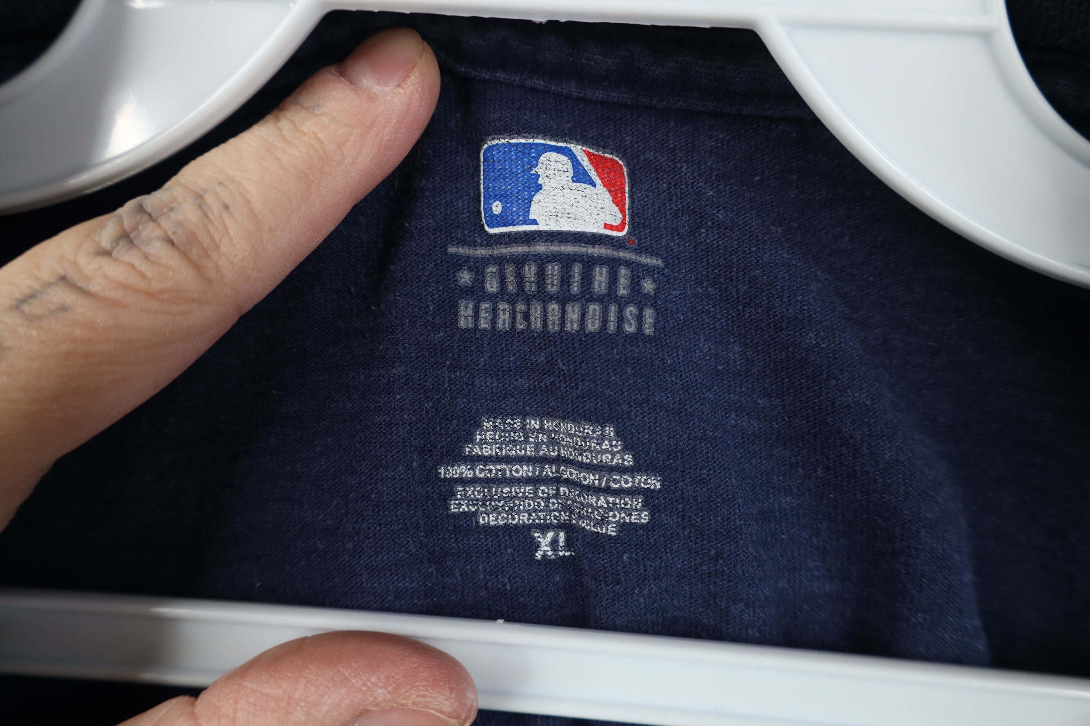 Vintage Vintage Y2K English D Detroit Tigers Baseball T-Shirt Blue Size US XL / EU 56 / 4 - 8 Thumbnail