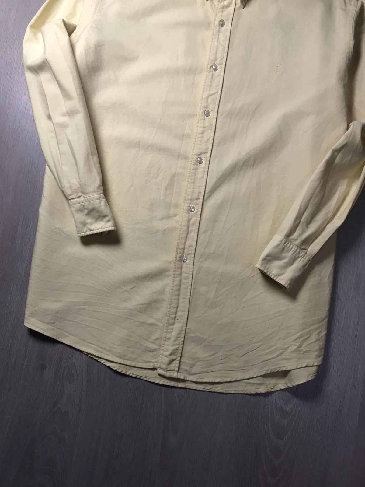 Vintage × Yves Saint Laurent Vintage Yves Saint Laurent 80s button up shirt Size US L / EU 52-54 / 3 - 3 Thumbnail