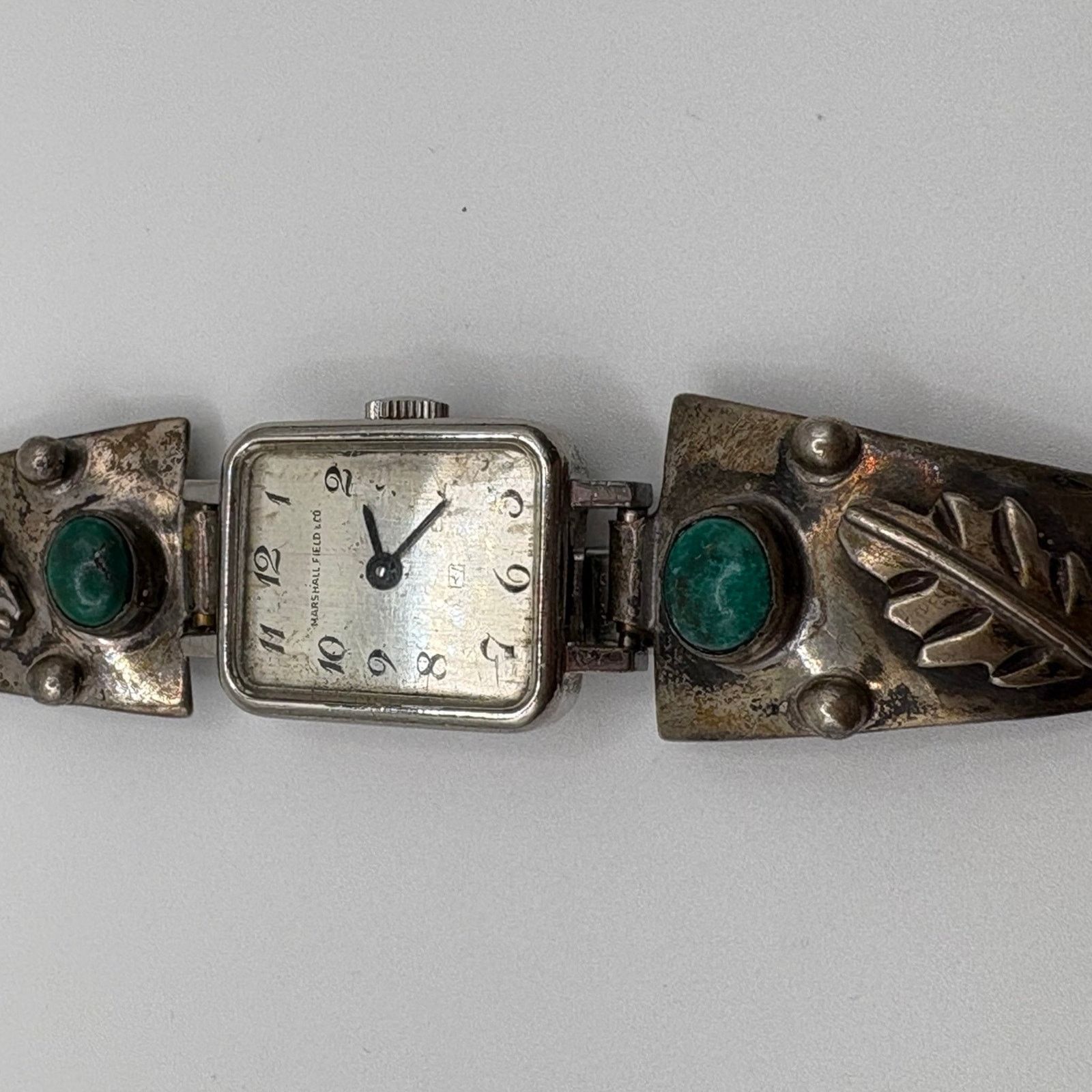 Other Vintage Marshall Field & Co Swiss Watch Sterling & Turquoise Size ONE SIZE - 12 Thumbnail