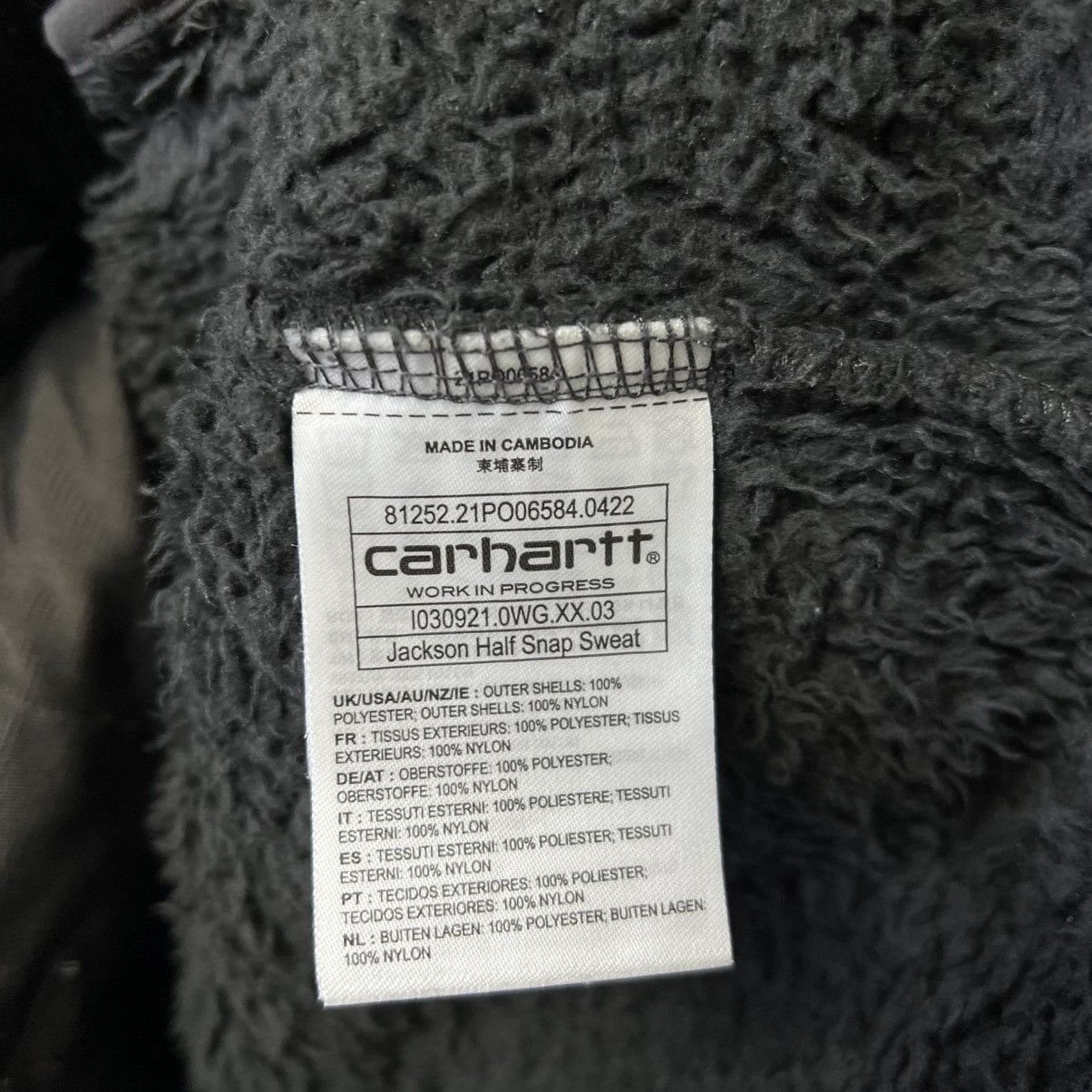Carhartt Wip Carhartt Jackson Half Snap Sweat Jacket Men’s M Sherpa Y2K Size US M / EU 48-50 / 2 - 7 Thumbnail