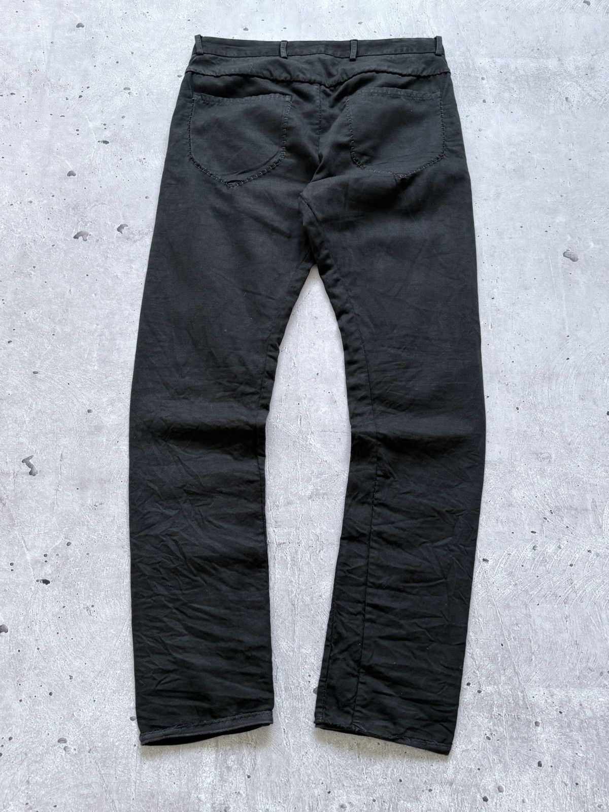 Layer-0 Layer-0 Black Cotton Pants Size US 32 / EU 48 - 8 Thumbnail