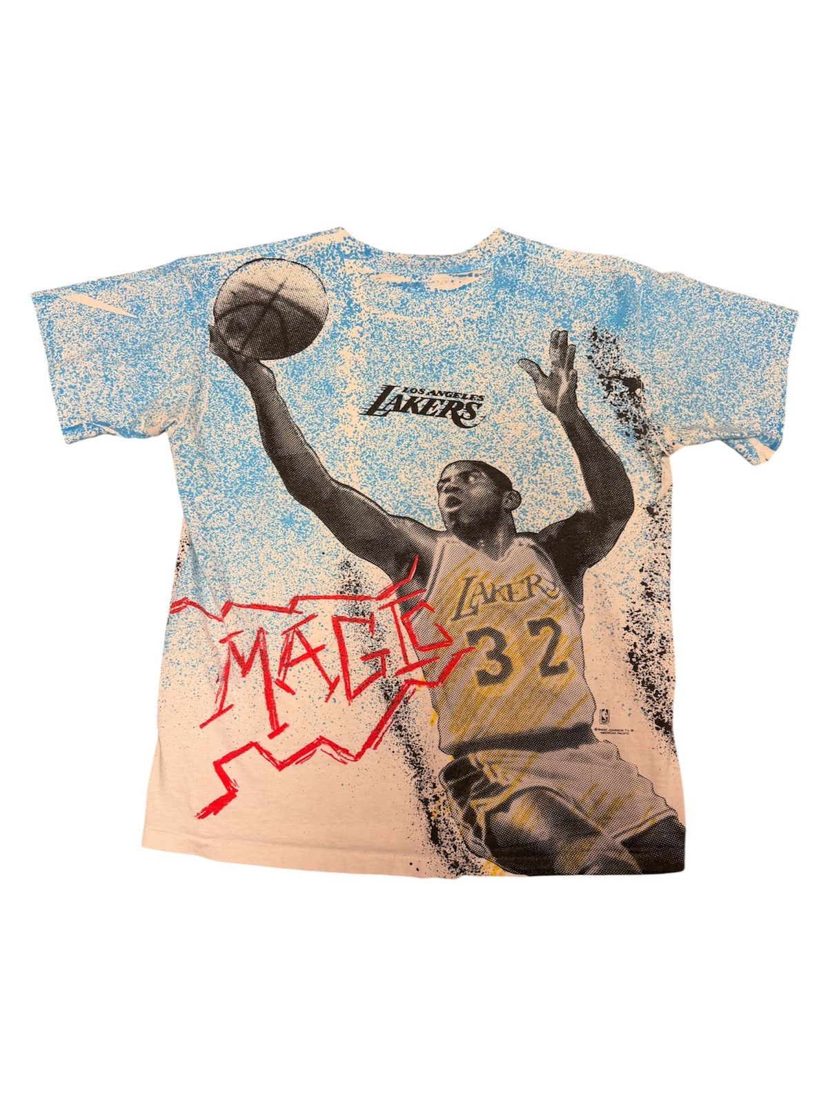 Vintage Vintage Magic Johnson AOP TEE Size US L / EU 52-54 / 3 - 4 Thumbnail