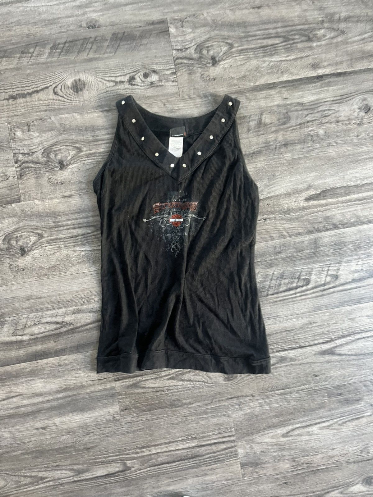 Harley Davidson × Vintage Vintage 90s y2k Harley Davidson Tank Top Size XL / US 12-14 / IT 48-50 - 1 Thumbnail