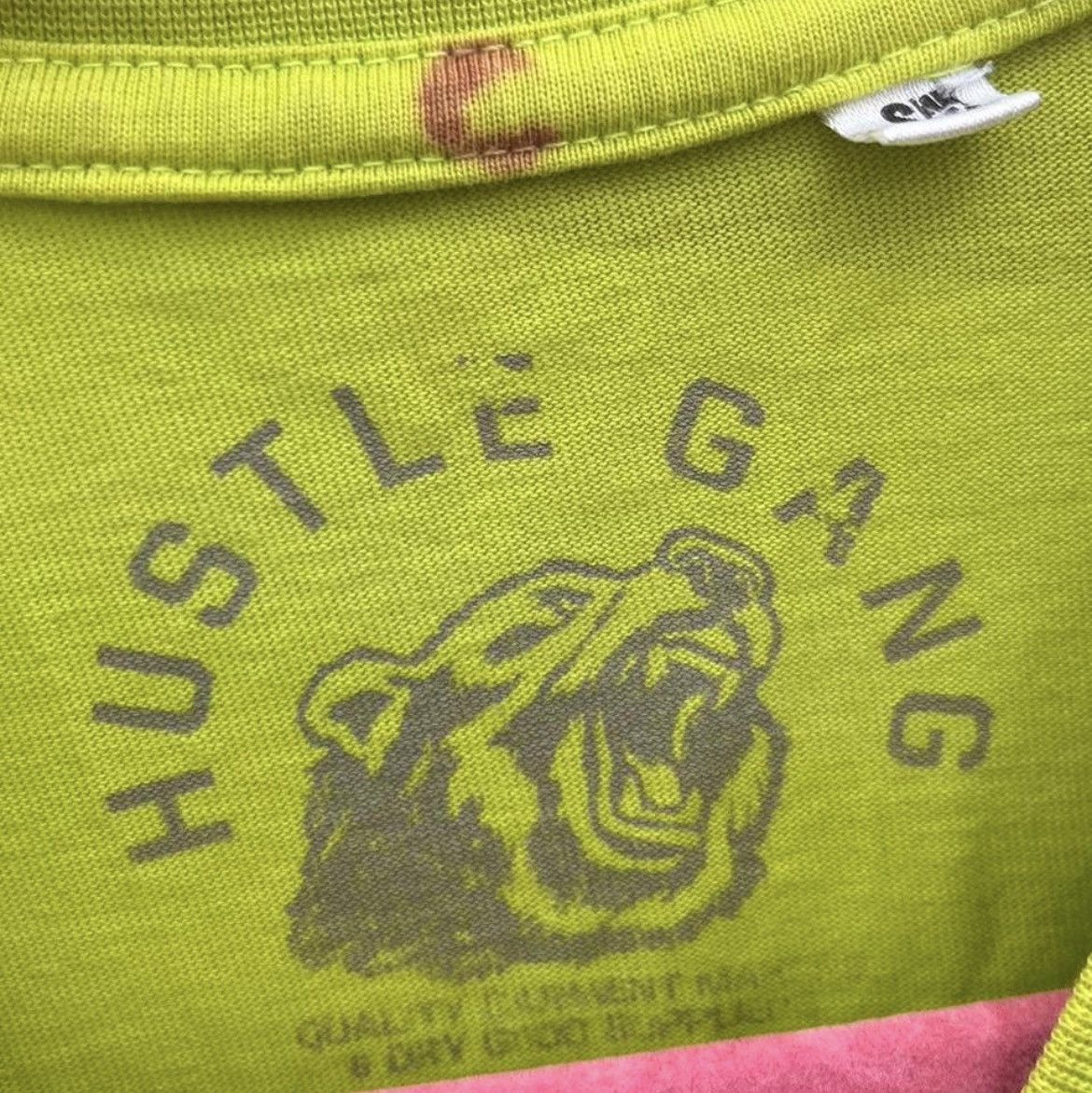 Hustle Gang Y2K Lime Green Hustle Gang Graphic Tee Size US S / EU 44-46 / 1 - 5 Thumbnail