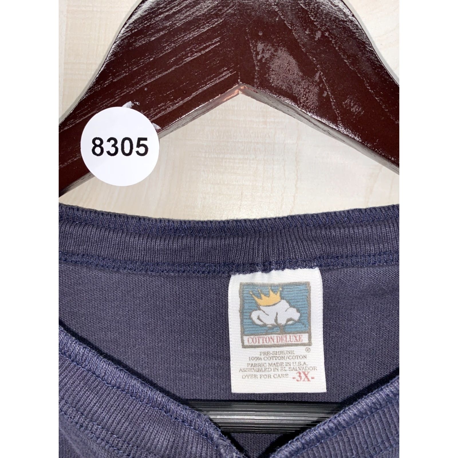 Vintage VINTAGE Michigan Firefighter Blue 1/4 Button Front T Shirt USA Made-Sz 3X-8305 Unisex 3XL Blue 1990s Basic Tee Shirt Size US XXL / EU 58 / 5 - 3 Thumbnail