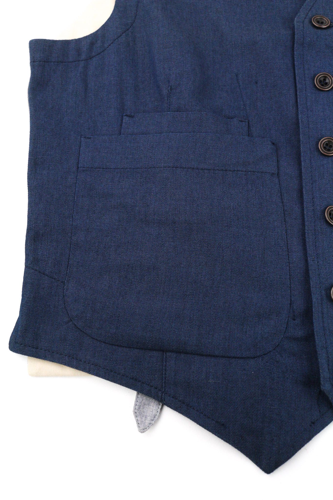Nudie Jeans M Organic Cotton Blue Vest 80722 Size US M / EU 48-50 / 2 - 5 Thumbnail