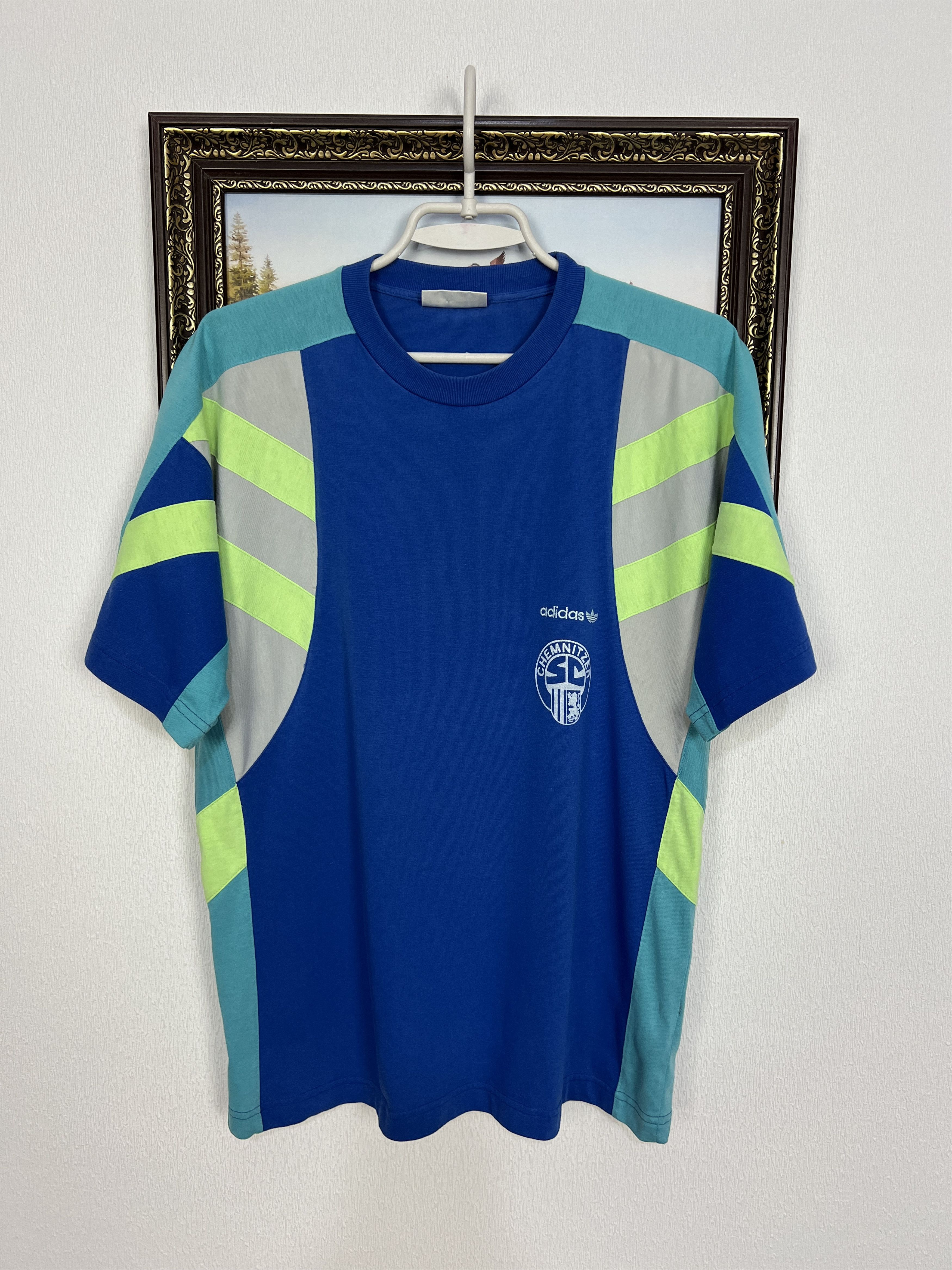 Adidas Vintage Chemnitzer Football Train Shirt Soccer Jersey Trikot Size US S / EU 44-46 / 1 - 1 Thumbnail