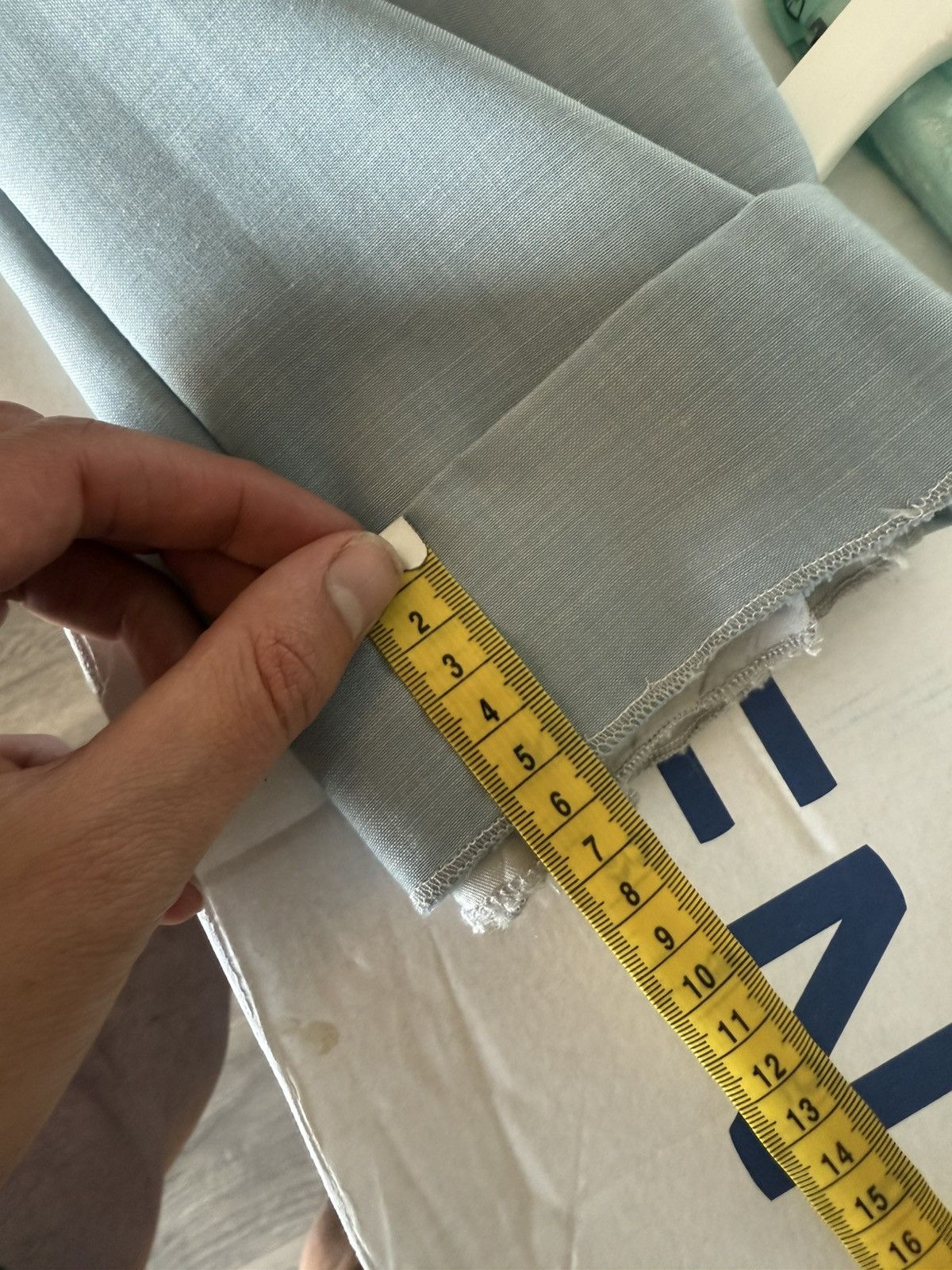 Maison Margiela Maison Margiela Blue Trousers in Wool-Mohair Blend Size US 30 / EU 46 - 10 Thumbnail