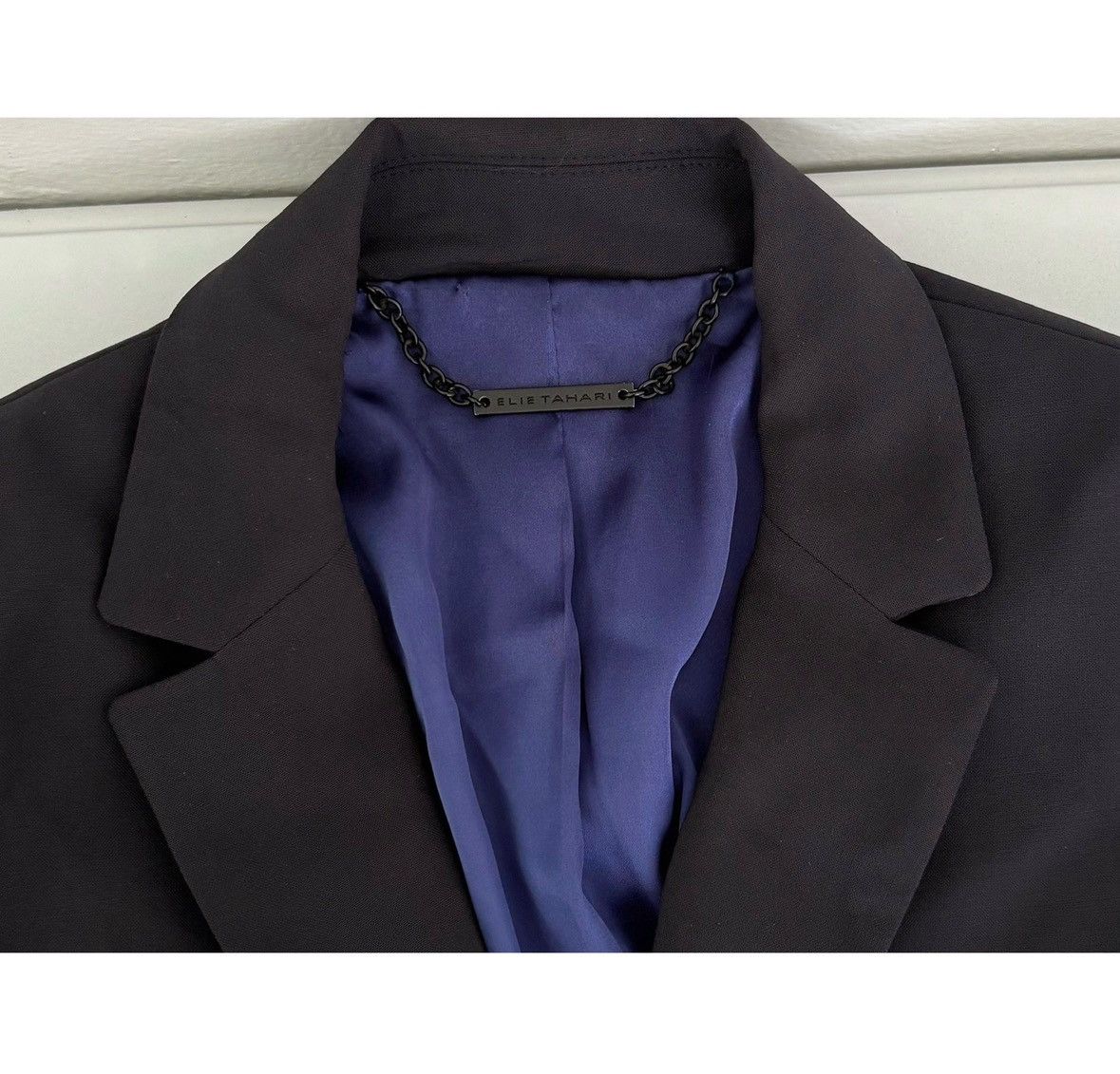 Elie Tahari Elie Tahari Navy Blue Business Blazer Coat Jacket Size 0 💙✨ Size XS / US 0-2 / IT 36-38 - 3 Thumbnail