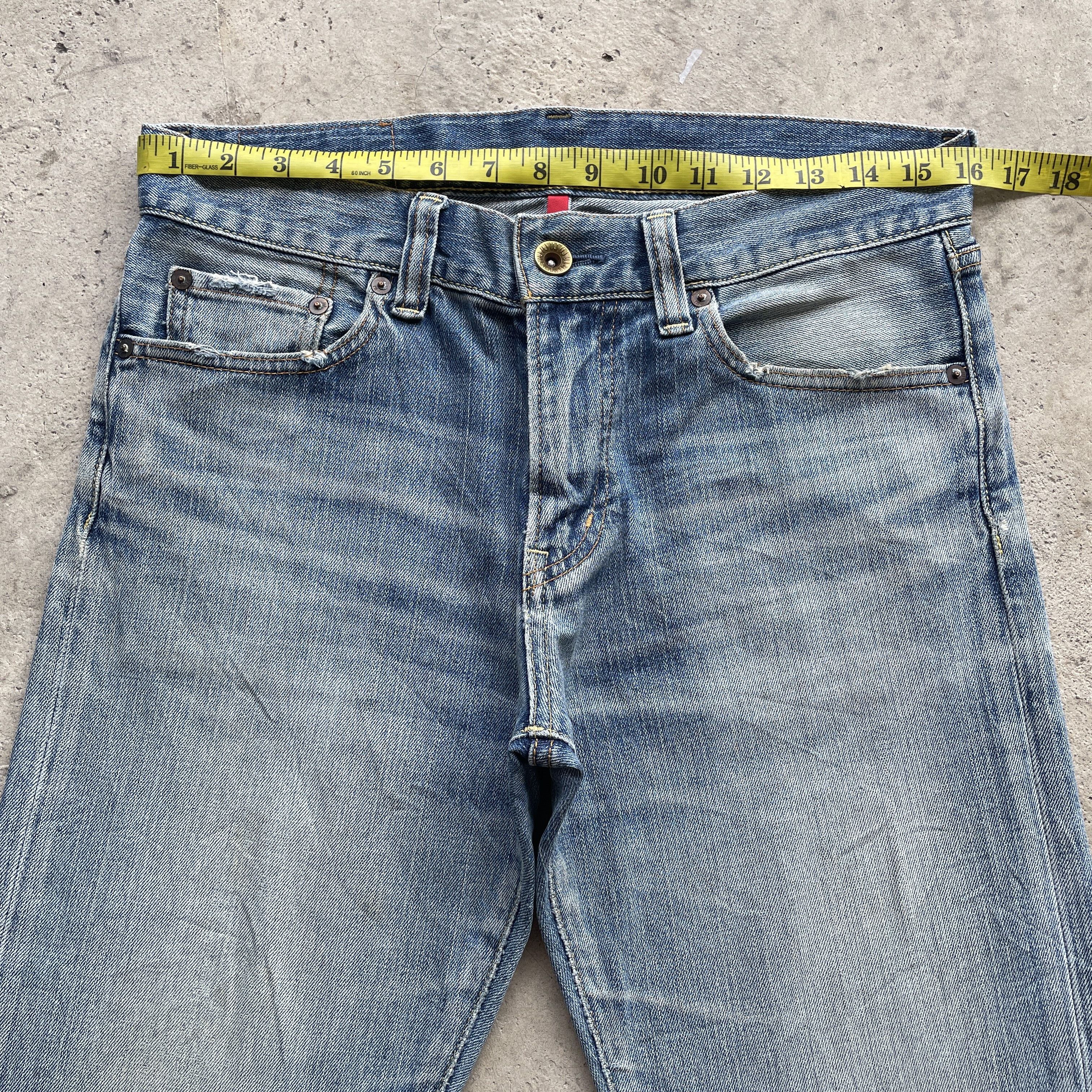 Japanese Brand VINTAGE JAPANESE JEANS FADED PANTS DENIM W32x31.5 Size US 32 / EU 48 - 5 Thumbnail