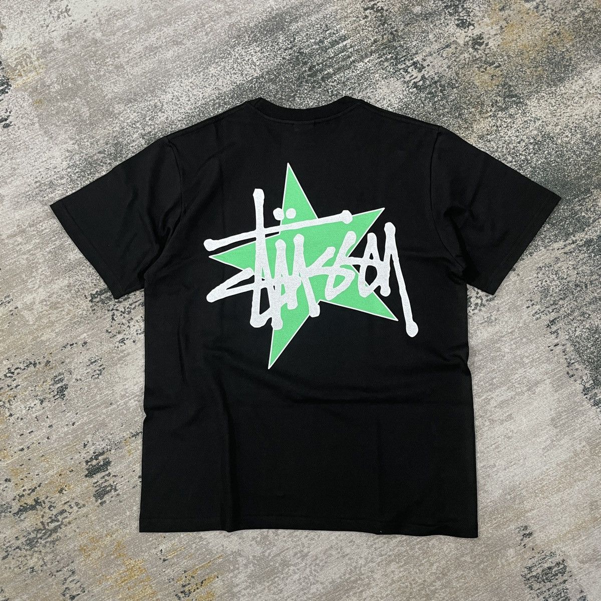 Stussy STAR PIG DYED TEE BLACK // XLARGE Size US XL / EU 56 / 4 - 2 Thumbnail