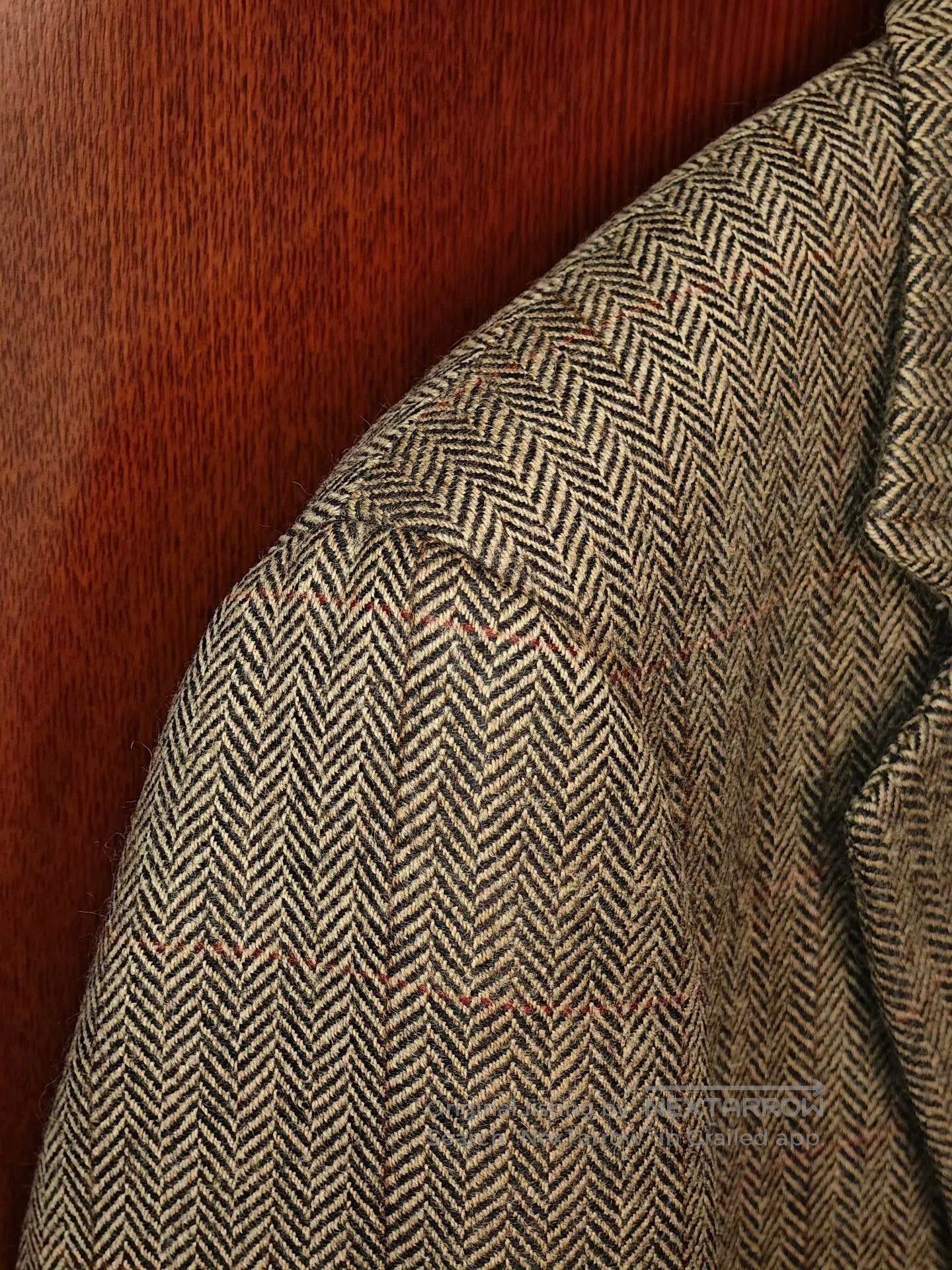 Paul Stuart Paul Stuart Brown Houndstooth Wool Blazer. Size US M / EU 48-50 / 2 - 3 Thumbnail