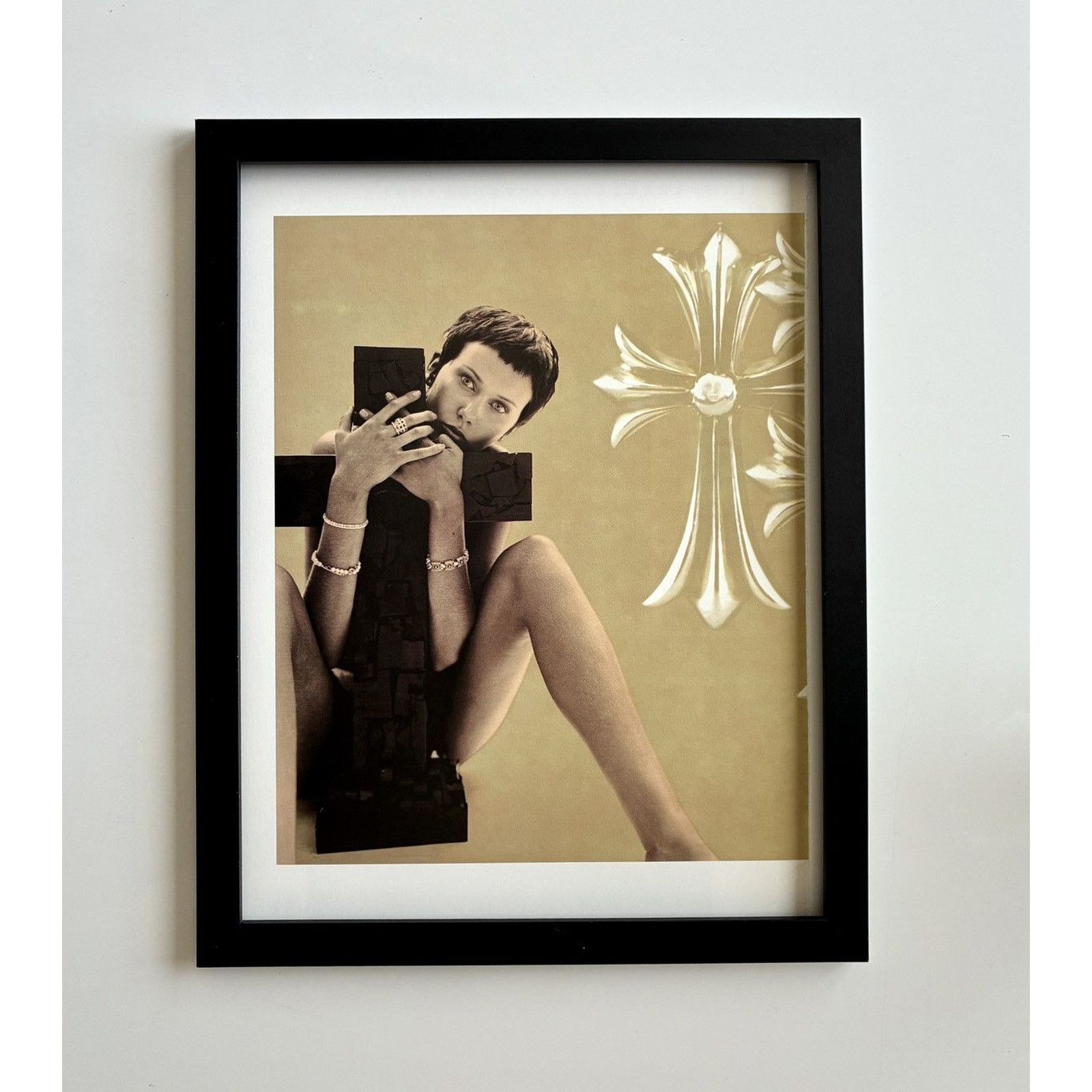 Chrome Hearts × Vintage Chrome Hearts erotic photo Framed poster 9x11 Size ONE SIZE - 1 Thumbnail