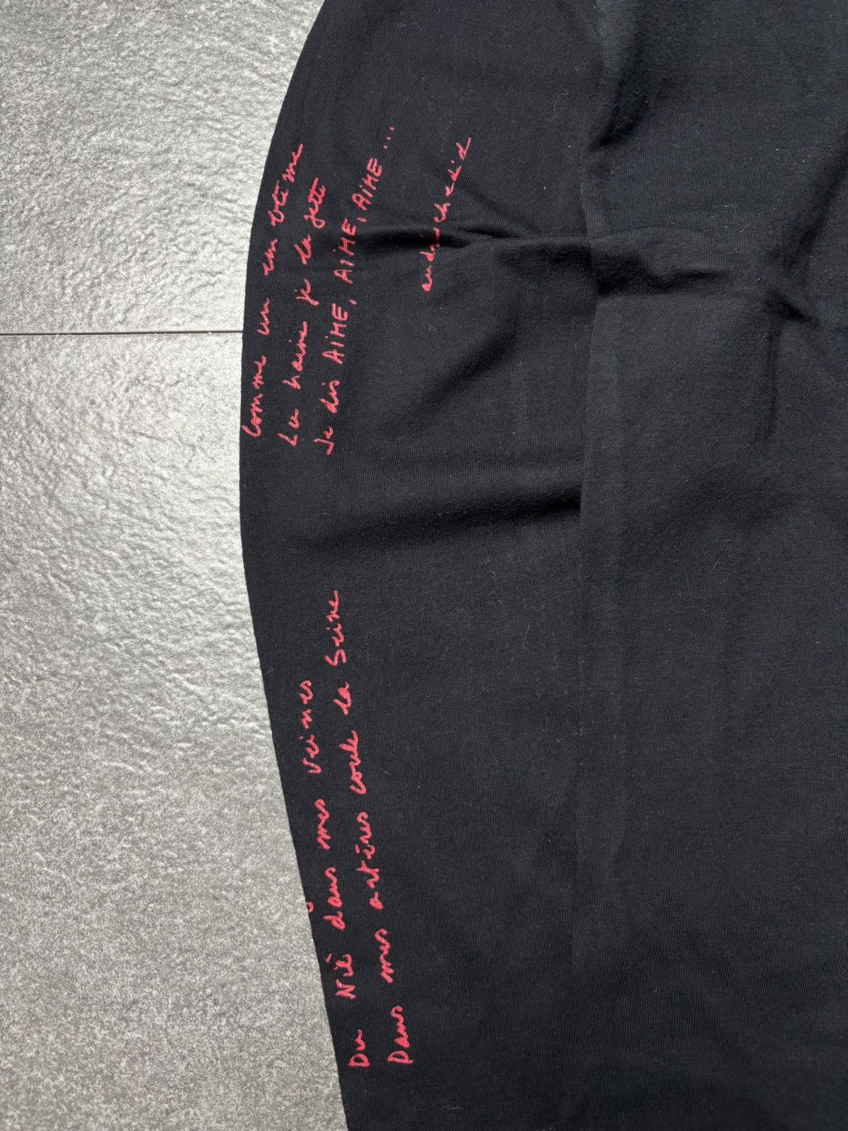 Designer × agnes b. 2000s Agnes B x Andree Chedid Longsleeve Poem Tee Size US S / EU 44-46 / 1 - 3 Thumbnail