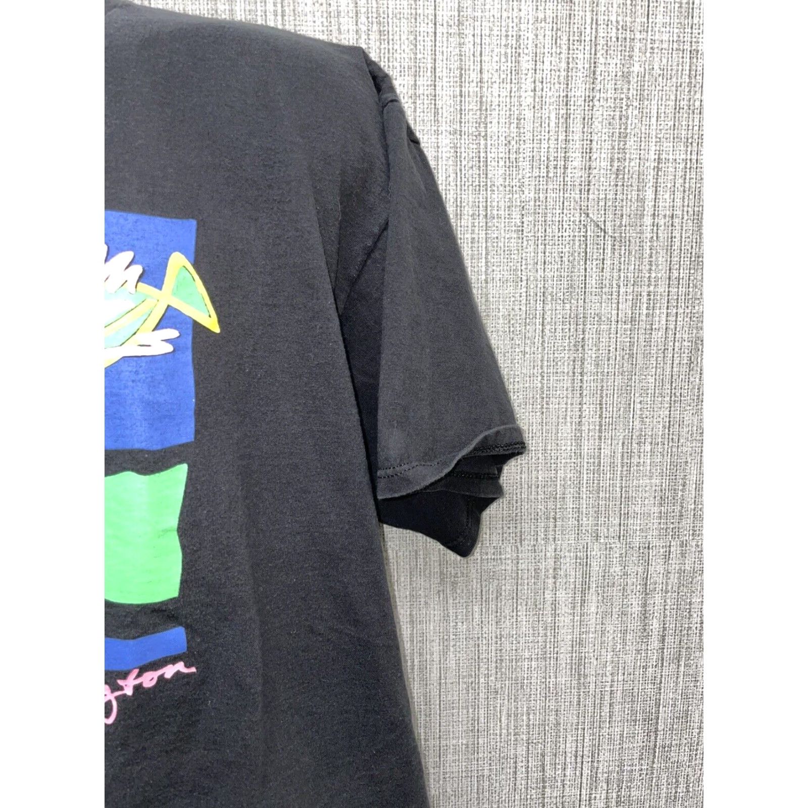 Jerzees VINTAGE Seattle Washington Jerzees T-Shirt Men 2XL Black Cotton Graphic USA Size US XXL / EU 58 / 5 - 3 Thumbnail
