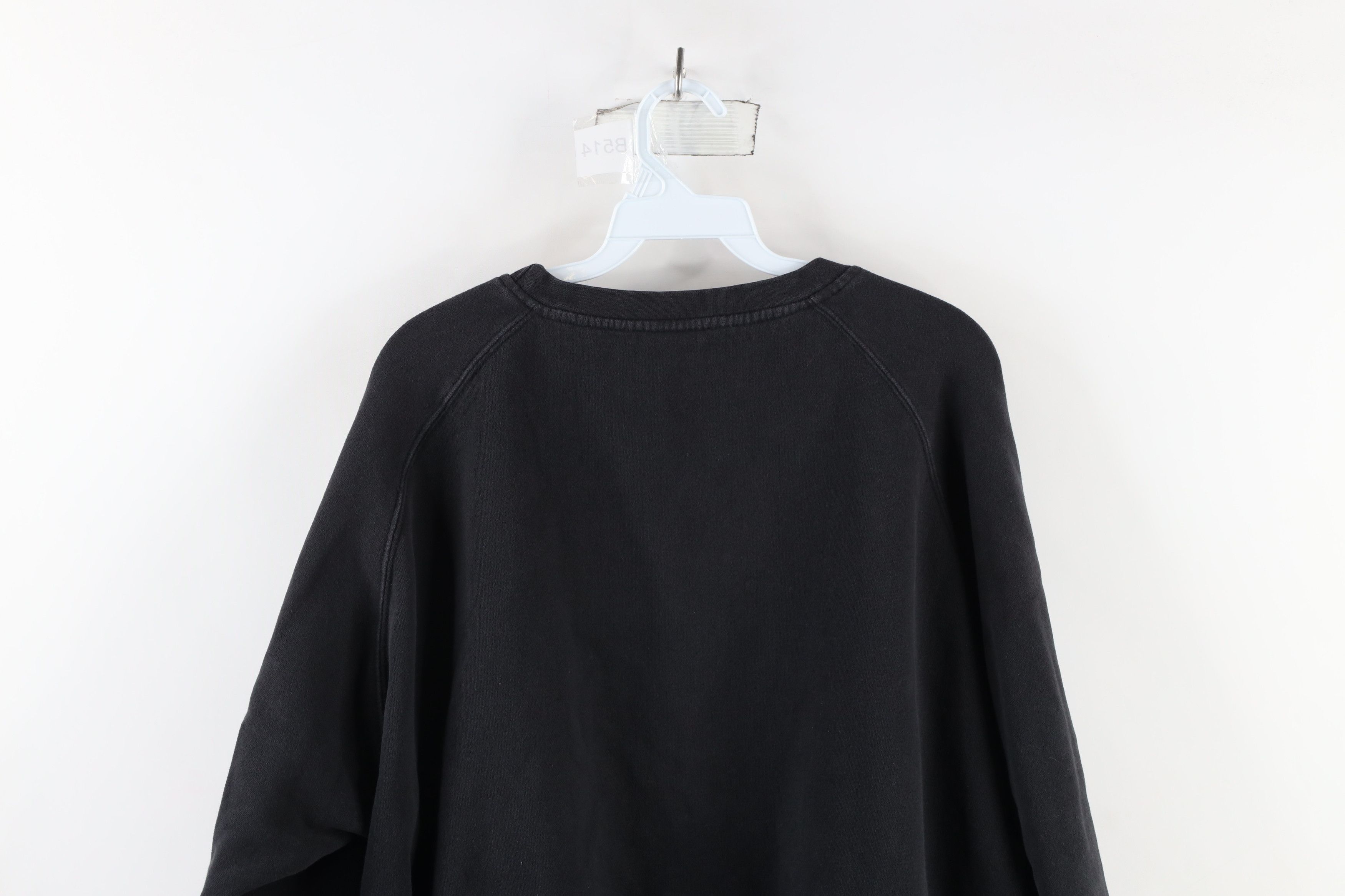 Russell Athletic × Vintage Vintage 90s Russell Athletic Blank Crewneck Sweatshirt Black Size US L / EU 52-54 / 3 - 10 Thumbnail