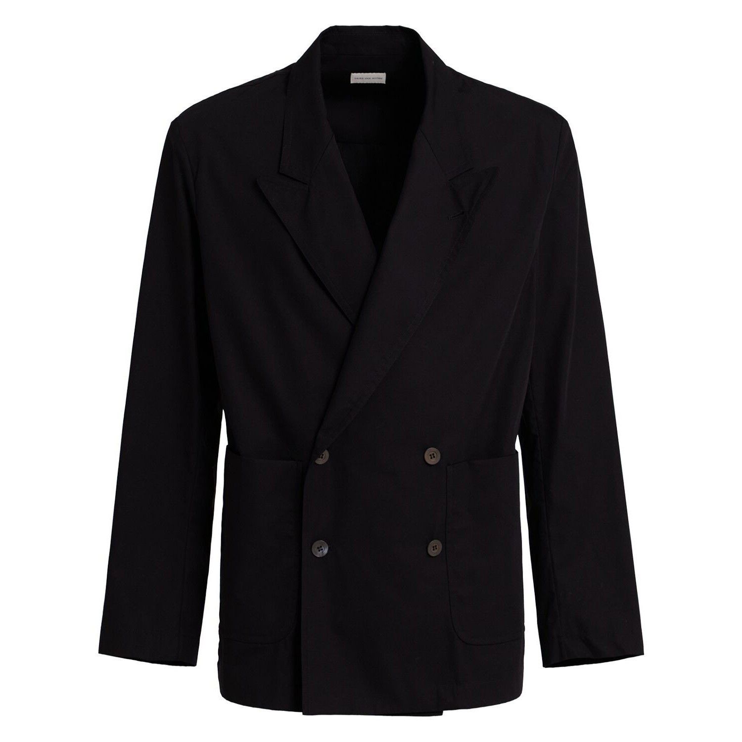 Dries Van Noten DRIES VAN NOTEN Caplans Black Jacket New & Authentic (Men's Size US XL / EU 56 / 4 - 1 Thumbnail