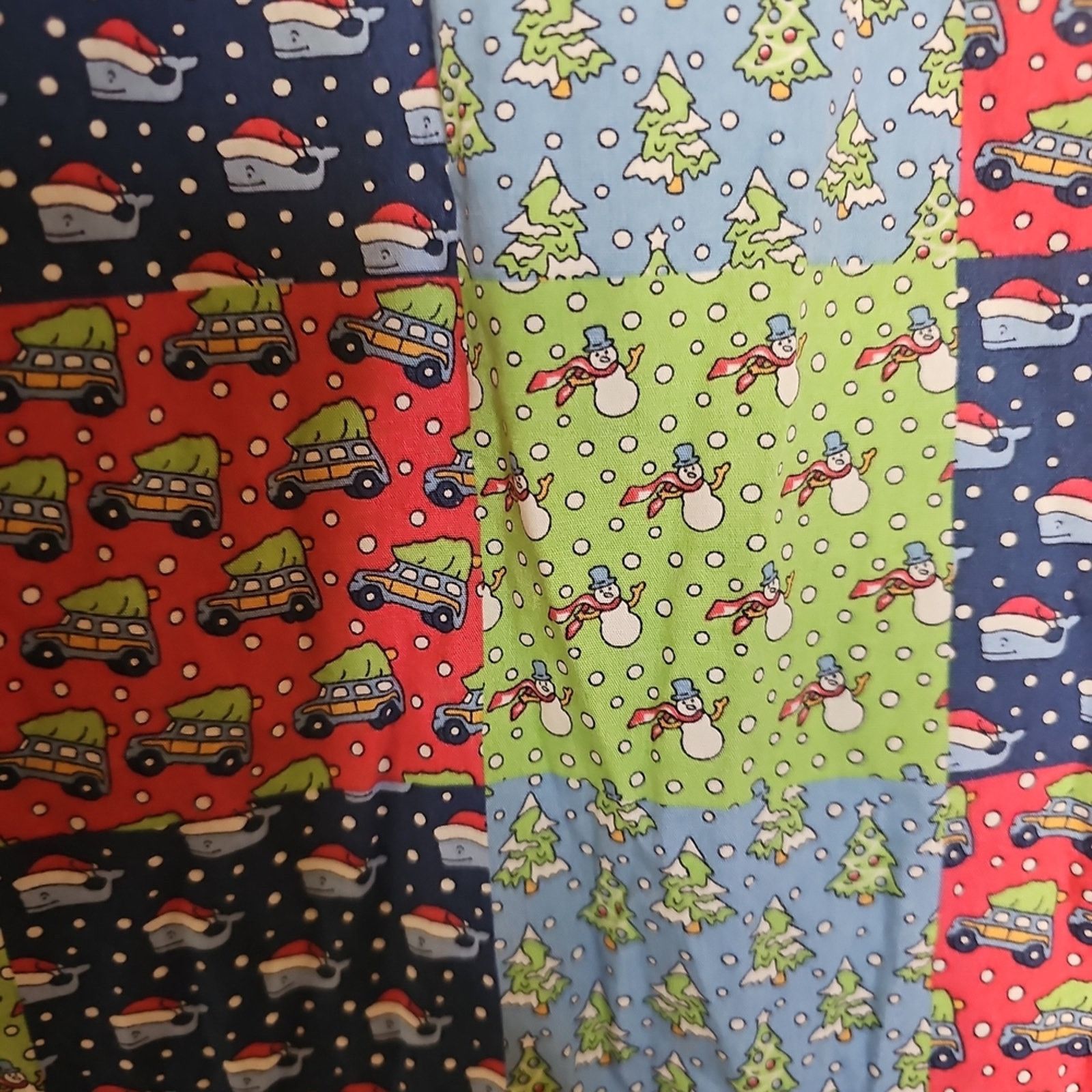 Vineyard Vines Vineyard Vines Multicolor Patchwork Holiday Pajama Pants Size US 38 / EU 54 - 3 Thumbnail