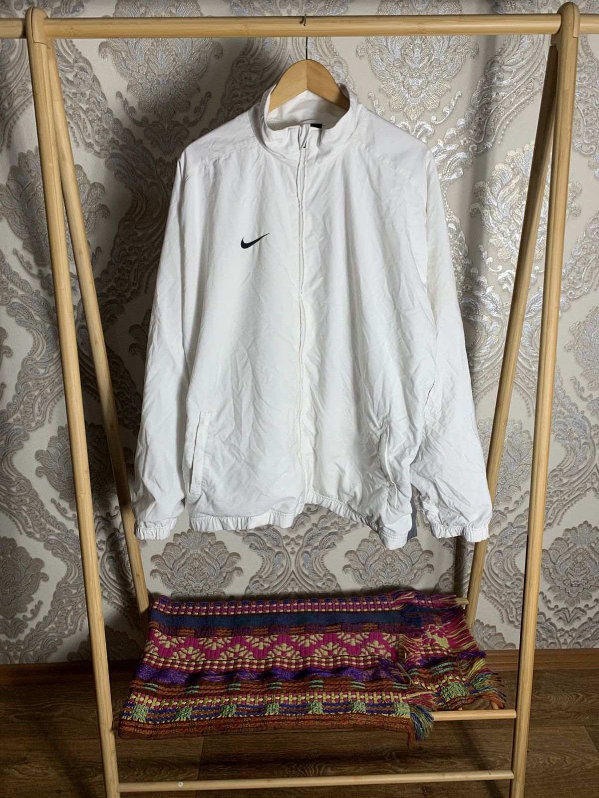 Nike VINTAGE NIKE RETRO LIGHT JACKET SWOOSH DRILL USA Y/K 90s SK8 Size US XXL / EU 58 / 5 - 1 Thumbnail