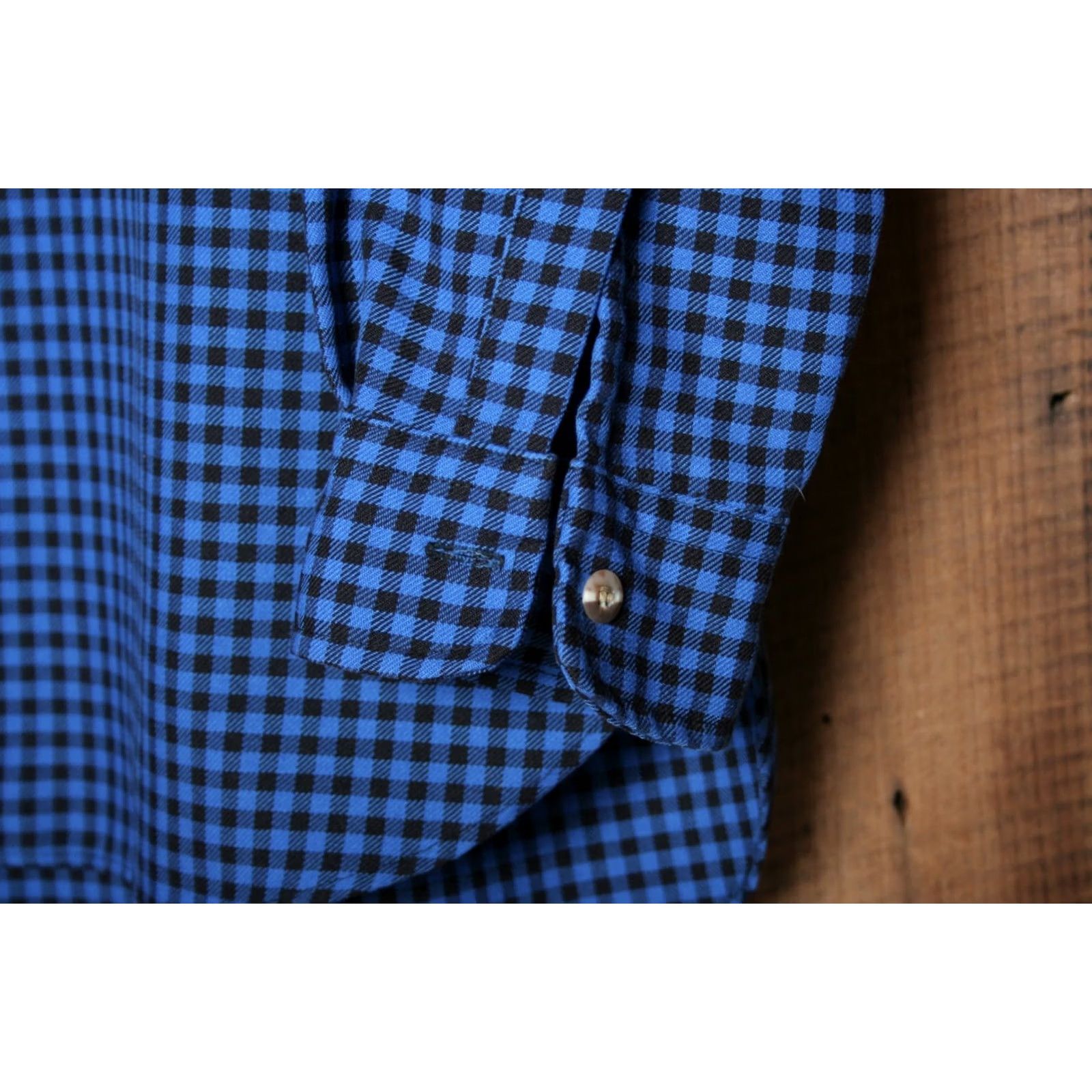 Vintage VINTAGE Gander Mountain Shirt Blue Black Gingham Plaid Button-Front XL Tall Size XLT Mens Shirts Size US XL / EU 56 / 4 - 4 Thumbnail