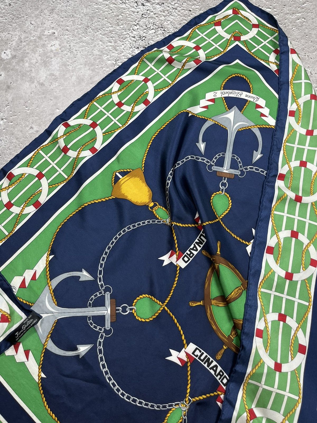 Other Jane Shilton Nautical Pure Silk Scarf 88x88 cm Korea Size ONE SIZE - 11 Thumbnail
