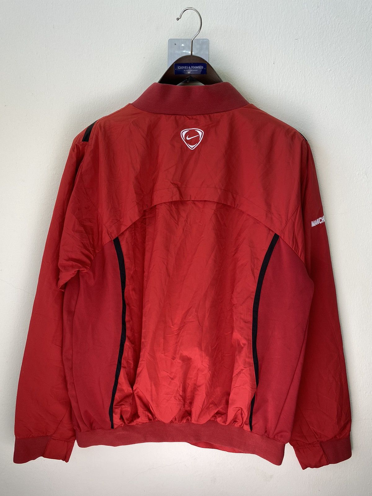 Nike Vtg Nike x Manchester United Red Warriors Jacket Size US L / EU 52-54 / 3 - 3 Thumbnail