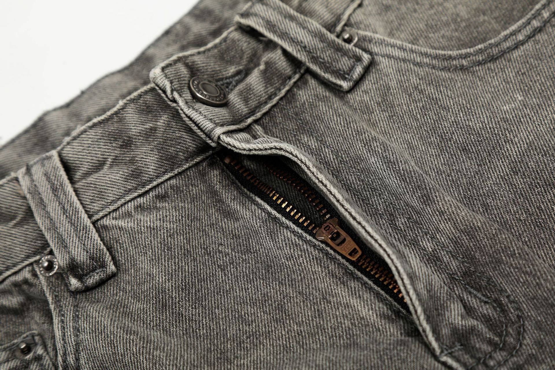 Vintage American high street Vibe men's lightning distressed jeans Size US 32 / EU 48 - 3 Thumbnail