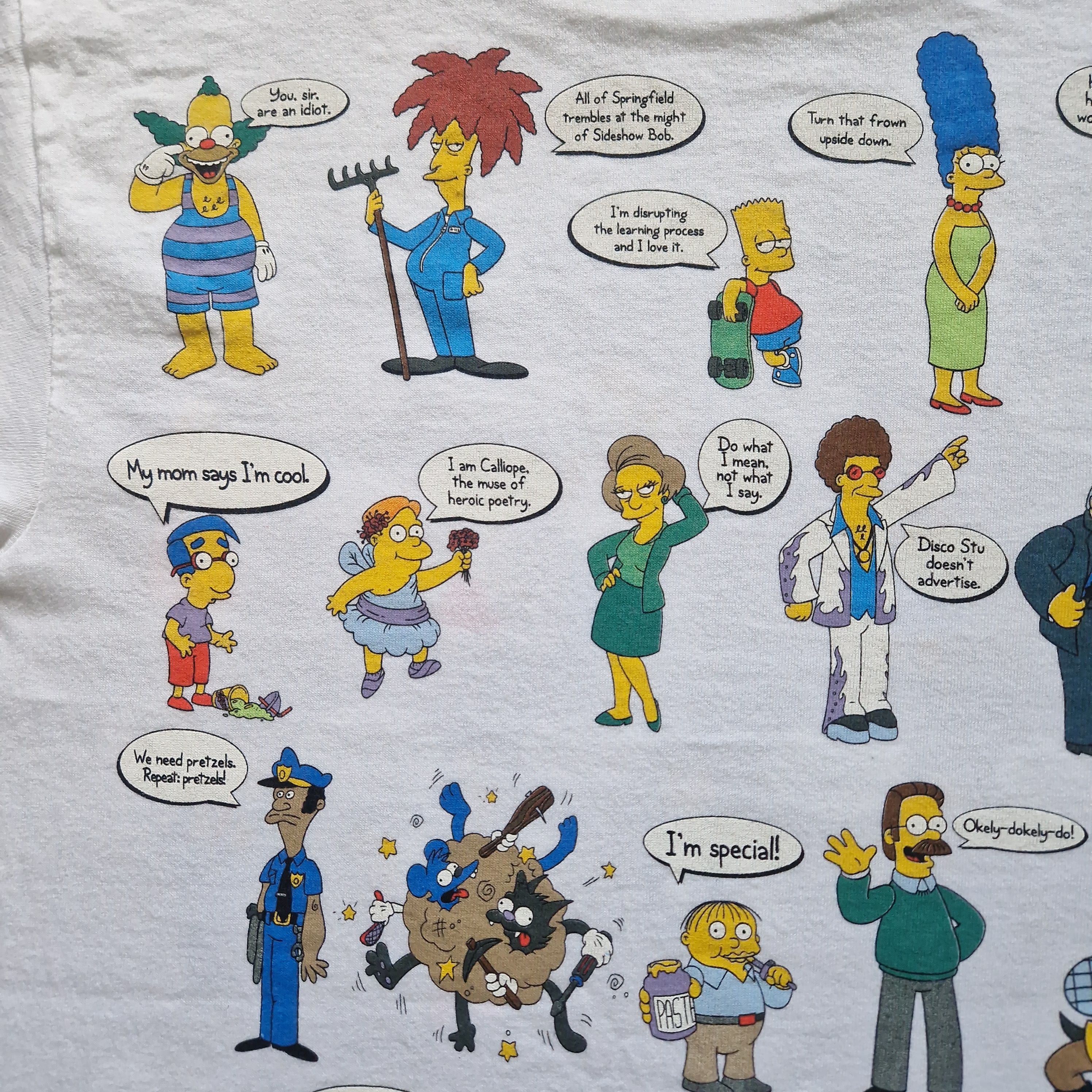 The Simpsons Vintage The Simpsons "Citizens of Springfield" T-Shirt Size US S / EU 44-46 / 1 - 4 Thumbnail
