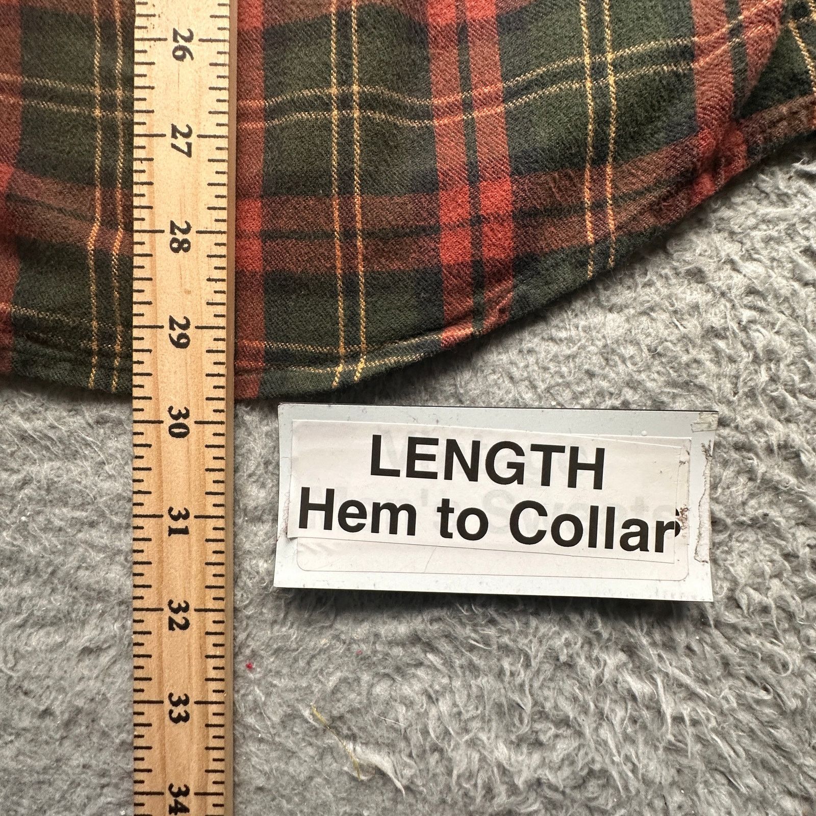 L.L. Bean LL Bean Plaid Flannel Shirt Mens Large Button Up Red Green Size US L / EU 52-54 / 3 - 5 Thumbnail