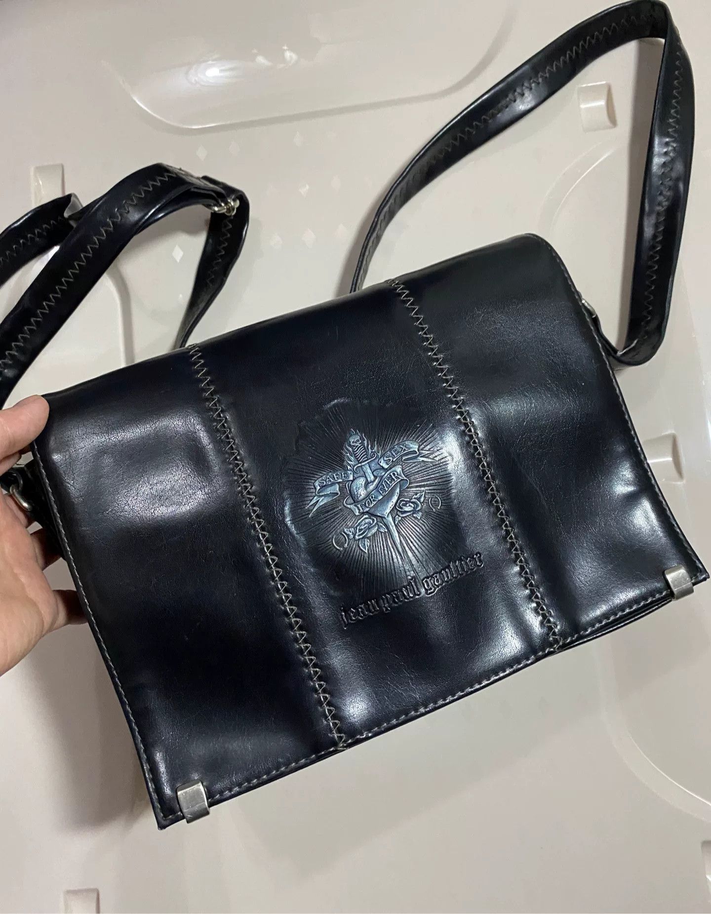 Jean Paul Gaultier Jean Paul Gaultier Envelope Crossbody Bag Size ONE SIZE - 1 Thumbnail