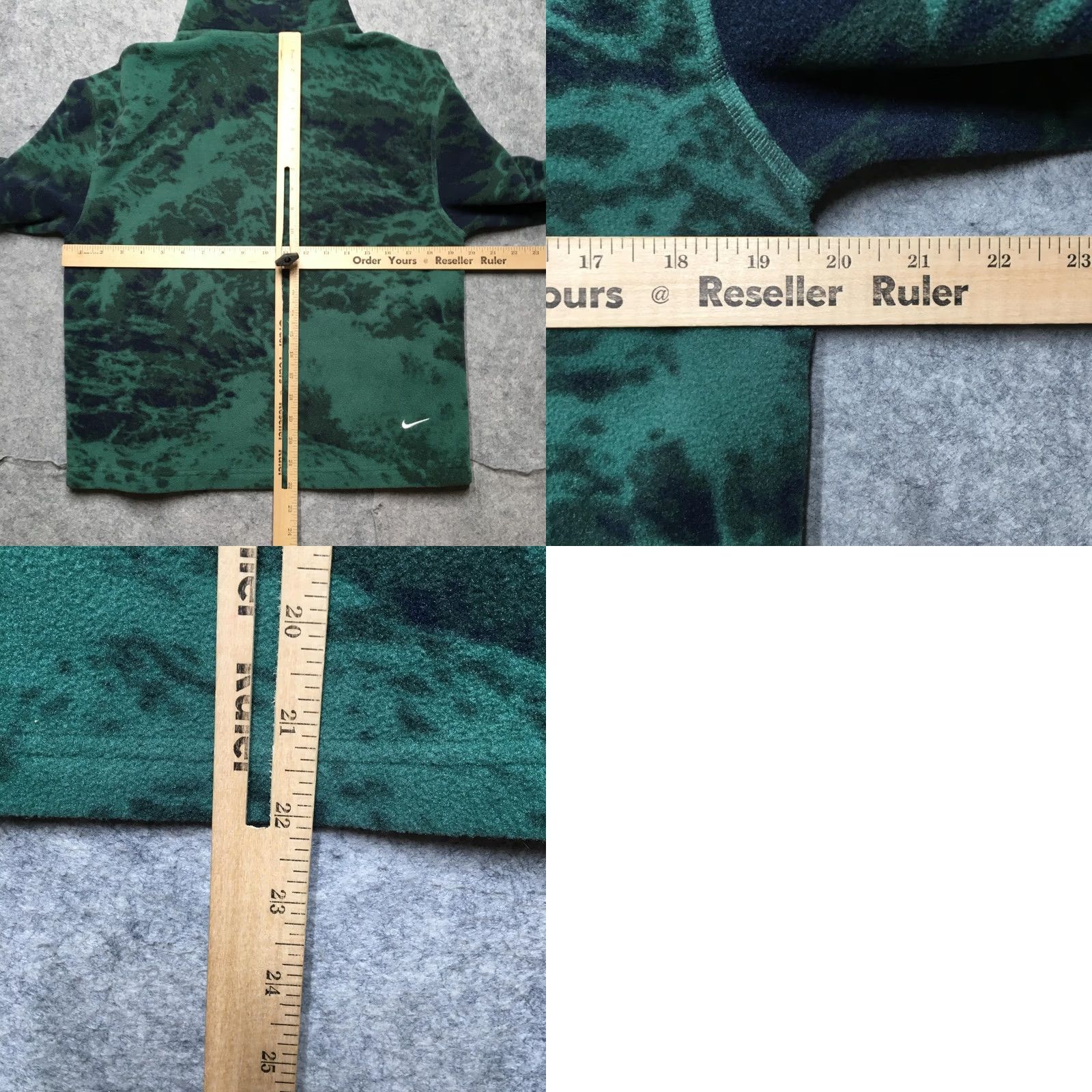 Nike Nike ACG Polartec Wolf Tree Fleece Pullover Mens S Green Camouflage 1/4 Zip Wool? Size US S / EU 44-46 / 1 - 9 Thumbnail