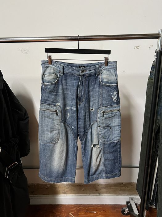 Dolce & Gabbana Dolce & Gabbana Early 2000’s Denim Combat Shorts Grailed