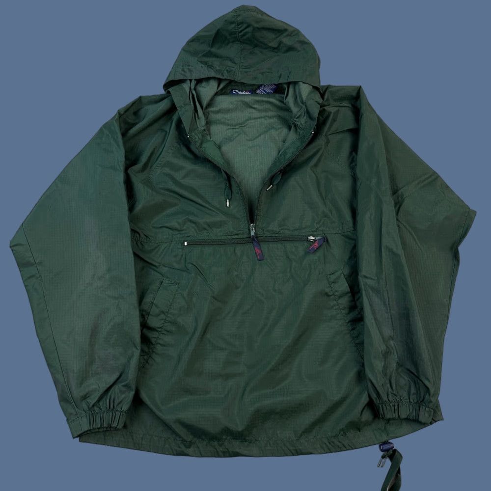 Catalina Vintage Catalina Anorak Jacket Mens Small Green Hooded Windbreaker Pullover 90s Size US S / EU 44-46 / 1 - 1 Thumbnail