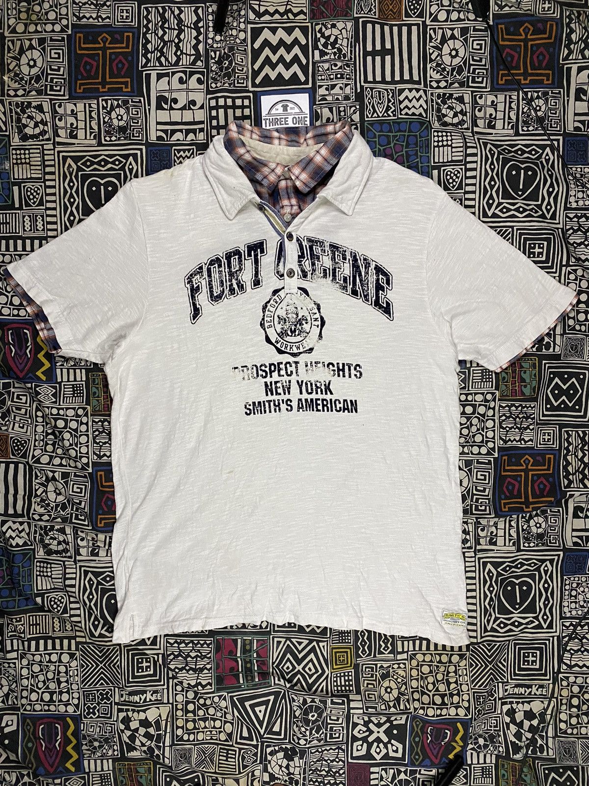 If Six Was Nine × Japanese Brand × Levi's Smit’h American Double Layer T shirt Size US L / EU 52-54 / 3 - 1 Thumbnail