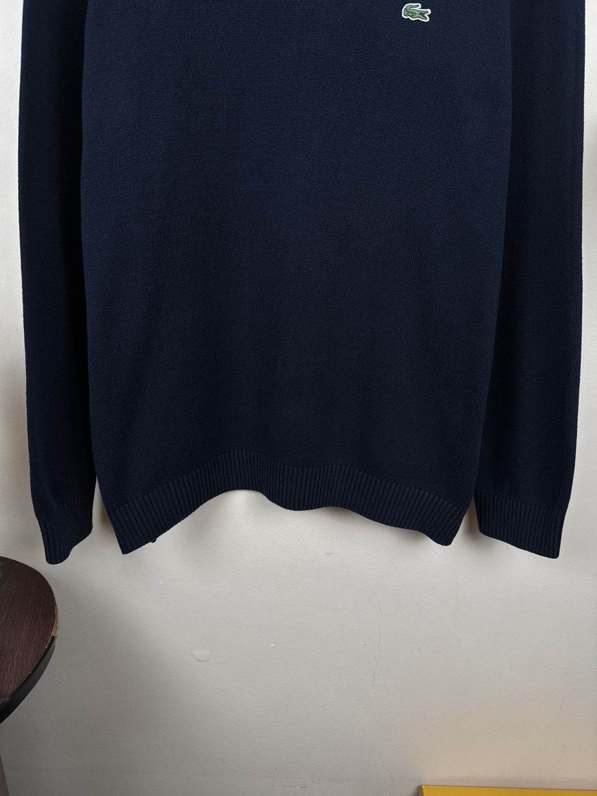 Lacoste Vintage Lacoste Sweater Dark Blue L Pasha Style Casual Size US L / EU 52-54 / 3 - 18 Thumbnail