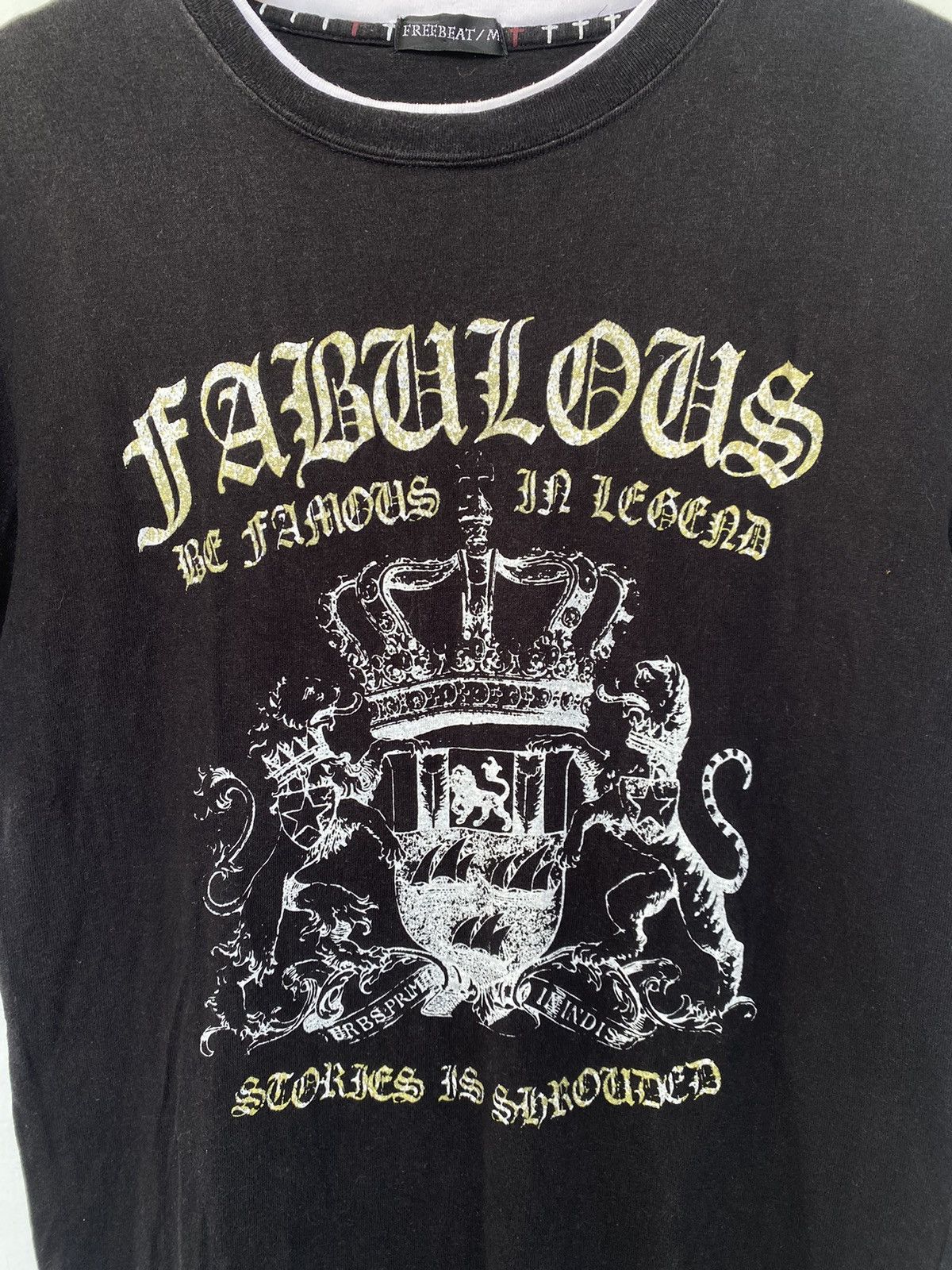 If Six Was Nine × Japanese Brand × Le Grande Bleu (L.G.B.) Double Layer Poem Freebeat Lgb Ifsixwasnine Style t shirt Size US L / EU 52-54 / 3 - 2 Thumbnail