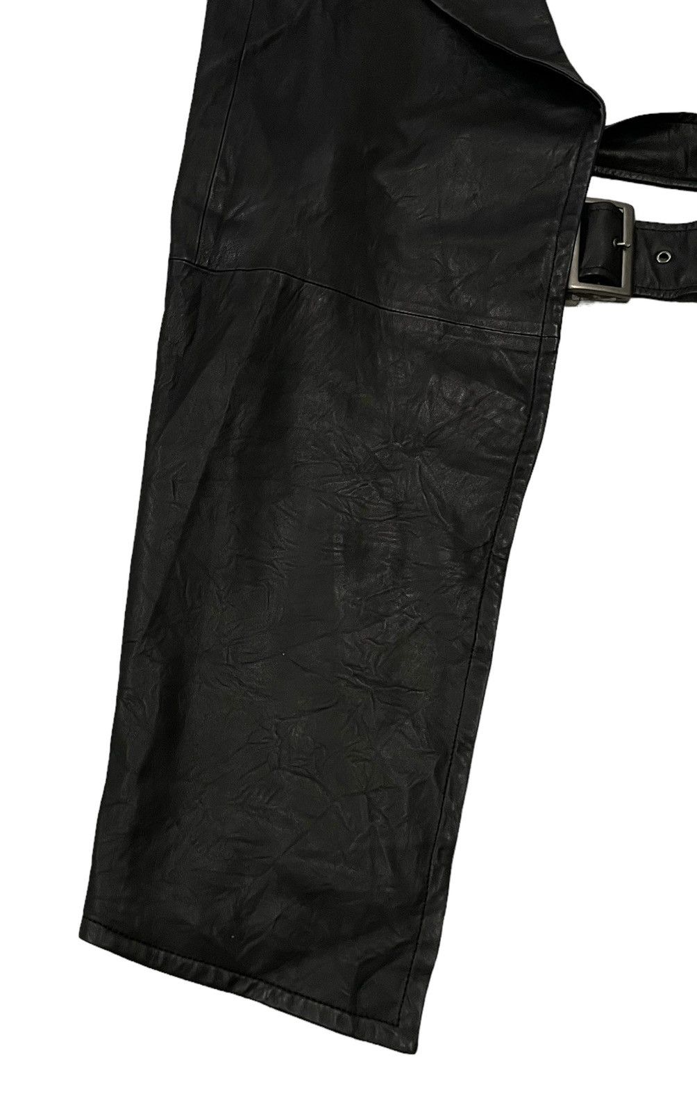 Limi Feu Limi Feu Yohji Yamamoto Punk Belted Leather Jacket Size S / US 4 / IT 40 - 4 Thumbnail