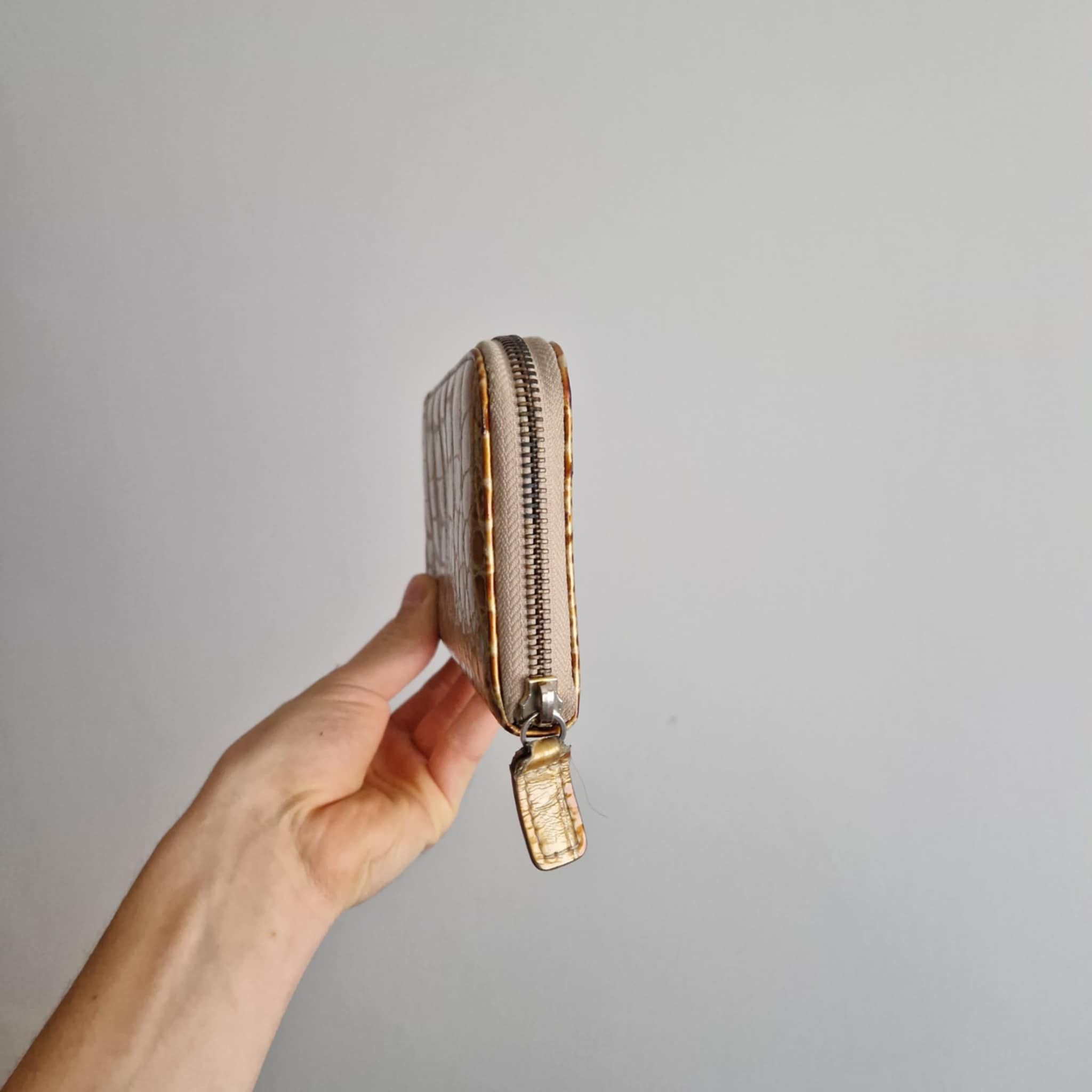 Max Mara Vintage Max Mara Crocodile-Effect Wallet Size ONE SIZE - 4 Thumbnail