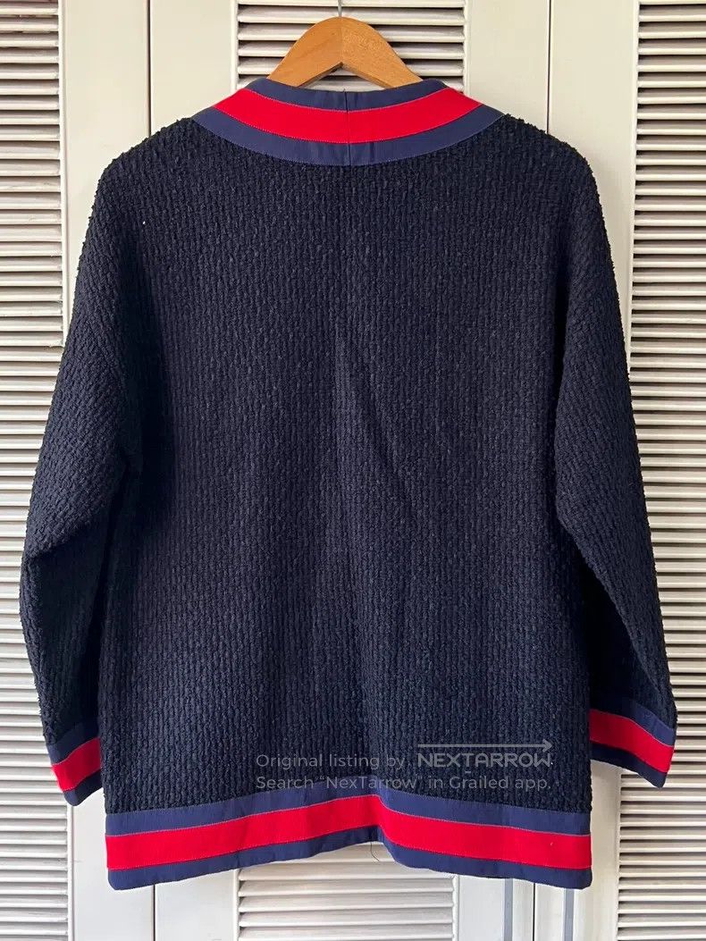 Gucci Gucci Black, red and blue striped cardigan coat Size XS / US 0-2 / IT 36-38 - 2 Thumbnail