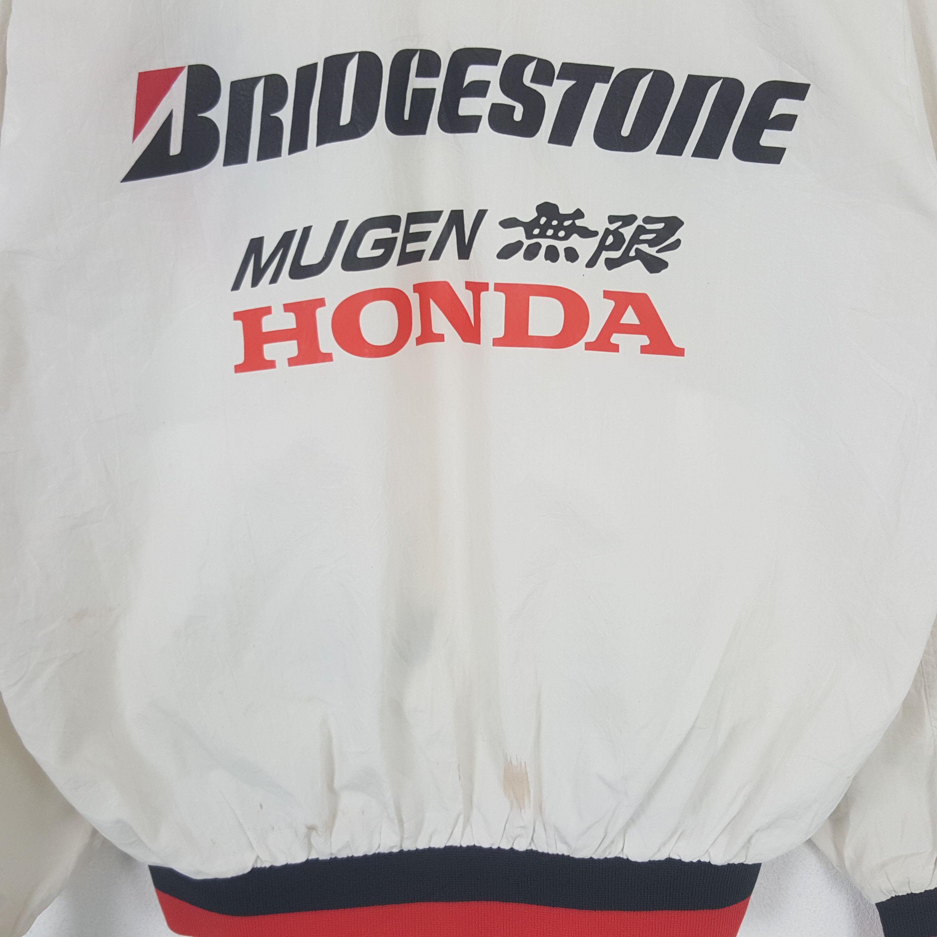 Honda × Vintage Vintage Bridgestone X Mugen Honda Japanese Racing Jacket Size US M / EU 48-50 / 2 - 2 Thumbnail