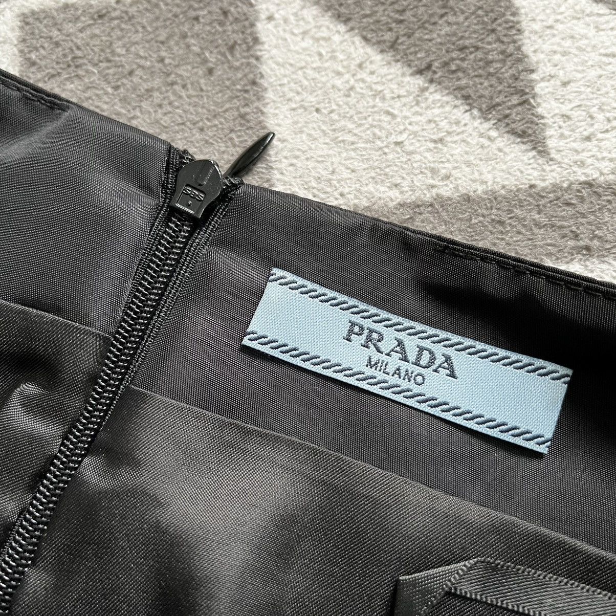 Prada Prada nylon triangle mini skirt Size 26" / US 2 / IT 38 - 12 Thumbnail
