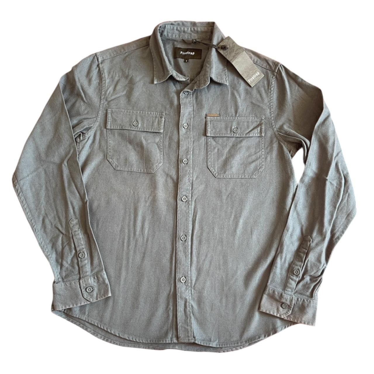 Firetrap Firetrap Tanner Shirt Dark Slate Men's Size S Grey New Size US S / EU 44-46 / 1 - 1 Thumbnail