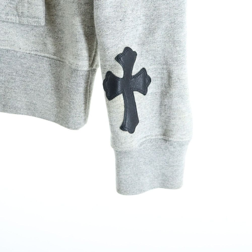 Chrome Hearts Chrome Hearts Cross Patch Double Zip Hoodie Gray Size US S / EU 44-46 / 1 - 5 Thumbnail