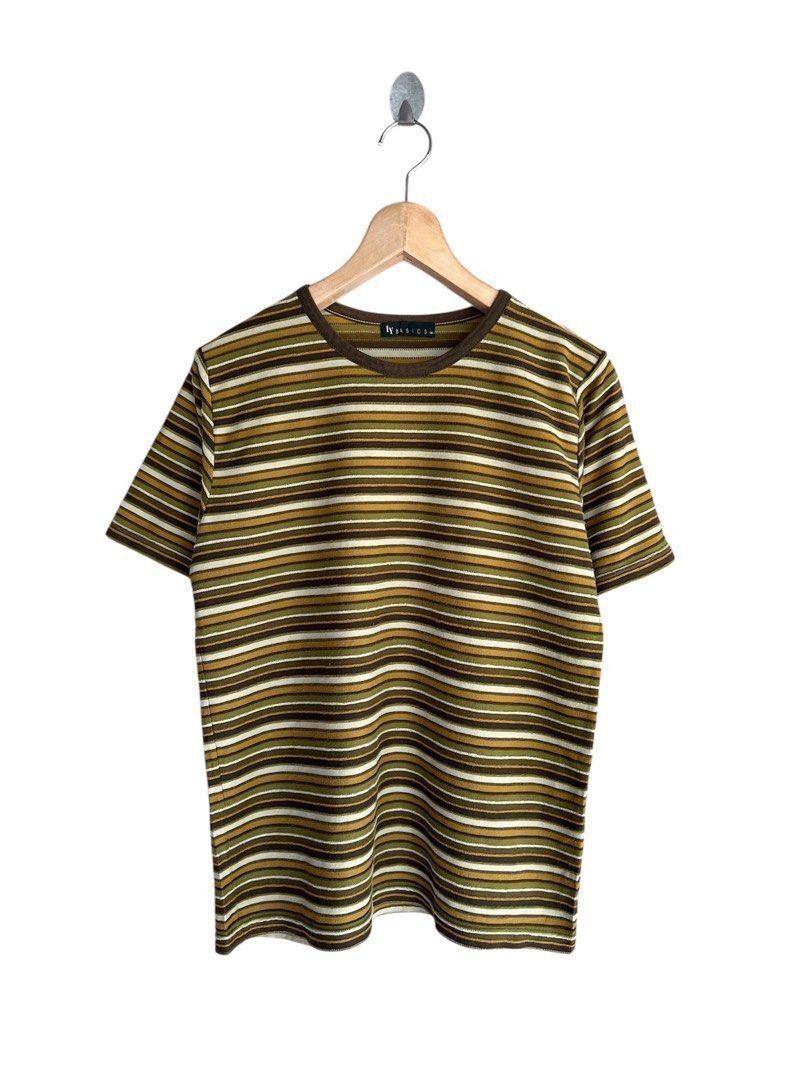 Vintage vintage Iy Basics Striped Tshirt Size US S / EU 44-46 / 1 - 1 Thumbnail