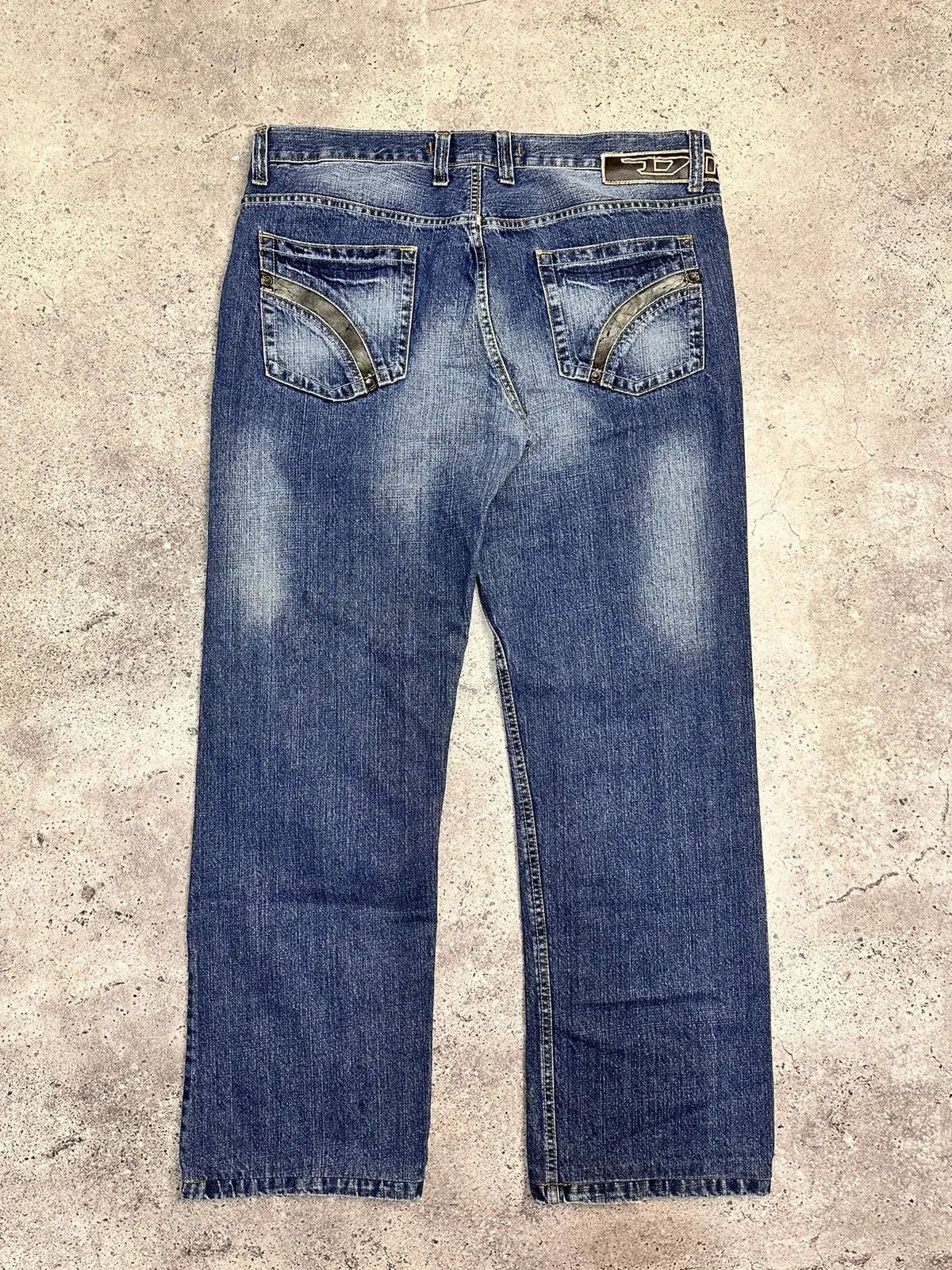 Diesel Vintage Diesel Bontage Denim Cargo Pants Avantgarde Luxury Size US 38 / EU 54 - 15 Thumbnail