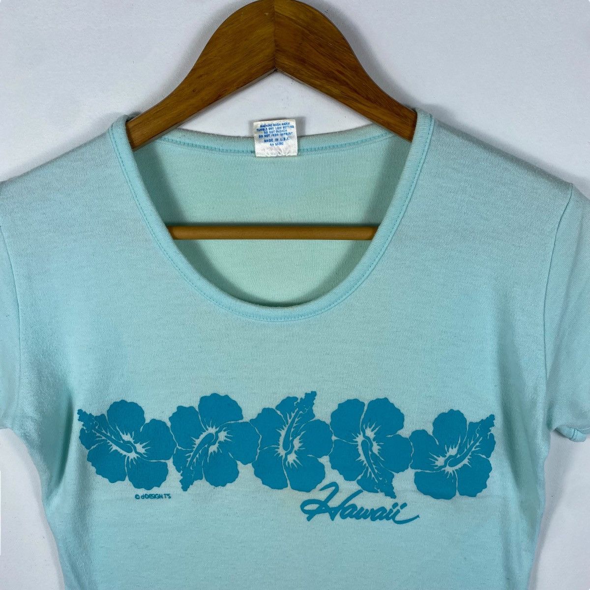 Vintage Vintage 89's FUN TEES SPORTSWEAR Hawaii Hibiscus Graphic Size M / US 6-8 / IT 42-44 - 2 Thumbnail