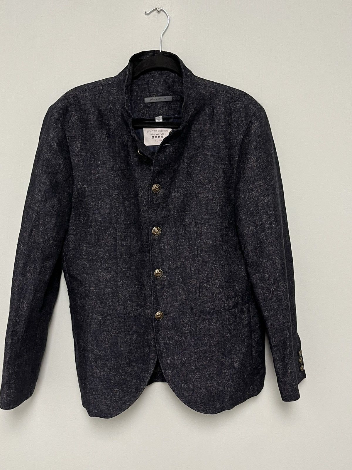 John Varvatos Floral Jacquard jacket. Size EU 48 US 38 Size US M / EU 48-50 / 2 - 5 Thumbnail