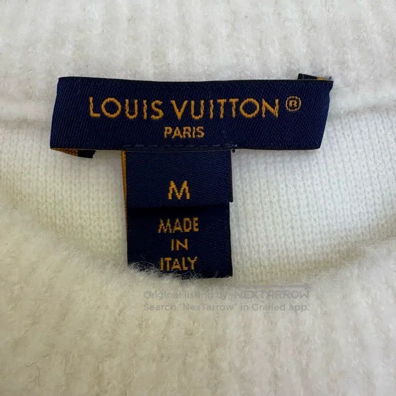 Louis Vuitton Louis Vuitton 25 New off-white embossed Logo cashmere knit Size US M / EU 48-50 / 2 - 7 Thumbnail